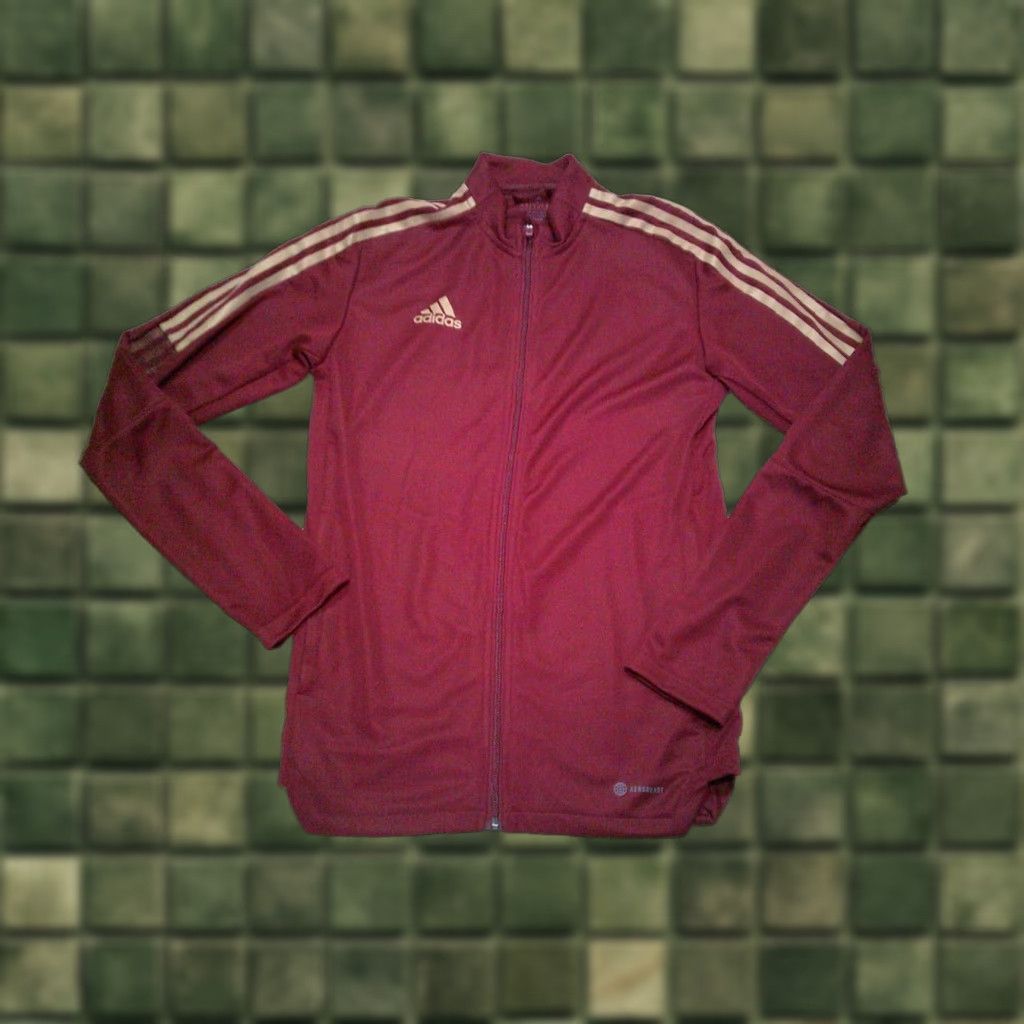 Adidas Adidas Aeroready Jacket Womens Small Maroon Full Zip Size S / US 4 / IT 40 - 1 Thumbnail