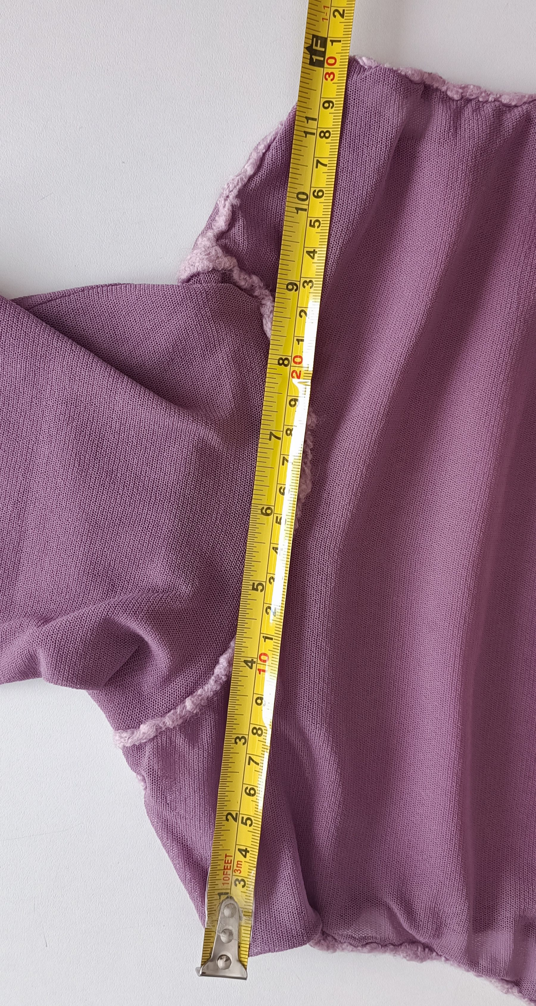 Jean Paul Gaultier 90's - Twinset - Lilac mesh tank top and jacket Size S / US 4 / IT 40 - 11 Thumbnail