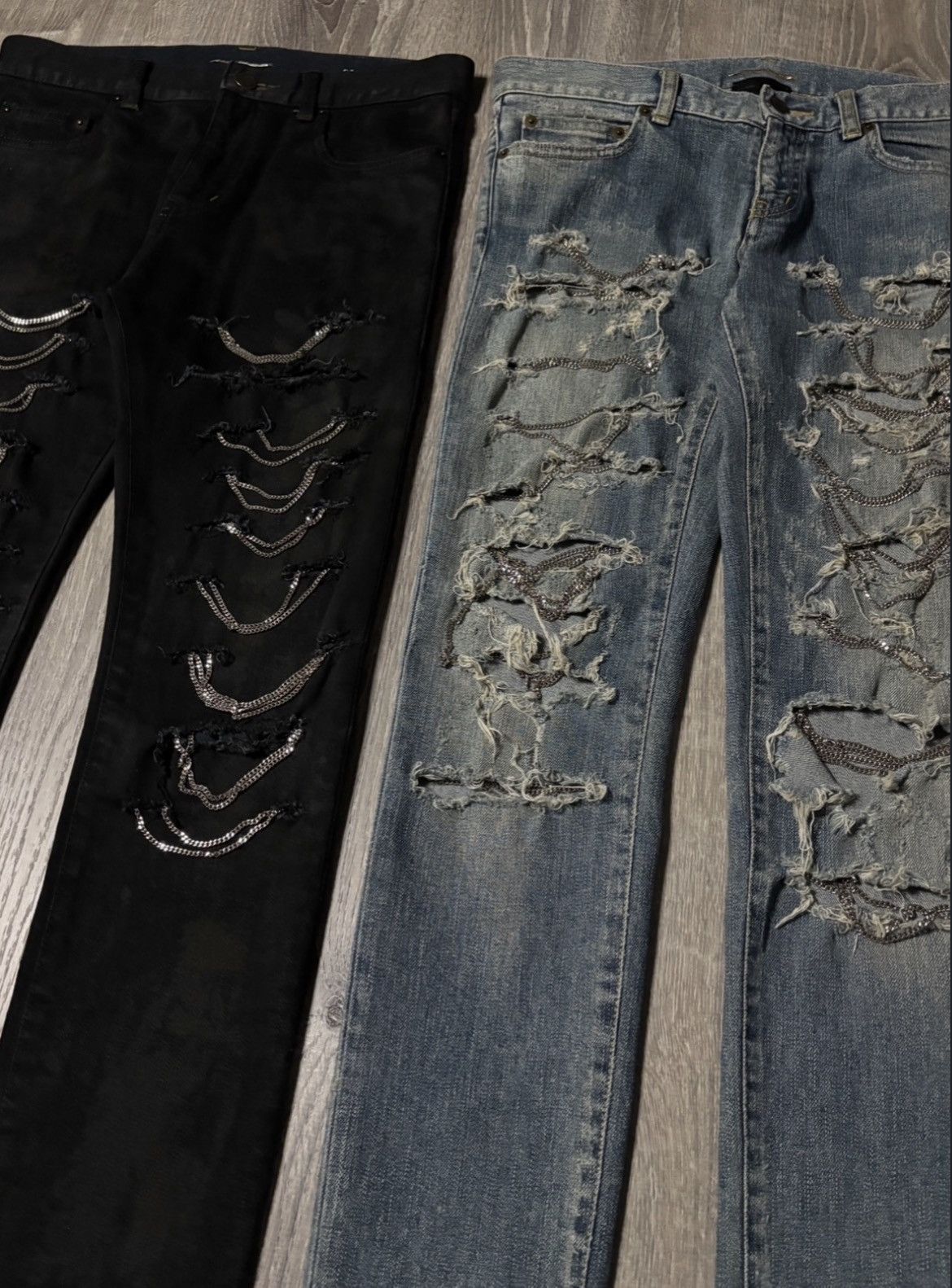 Saint Laurent Paris Saint Laurent Paris Chain Denim Size US 28 / EU 44 - 3 Thumbnail