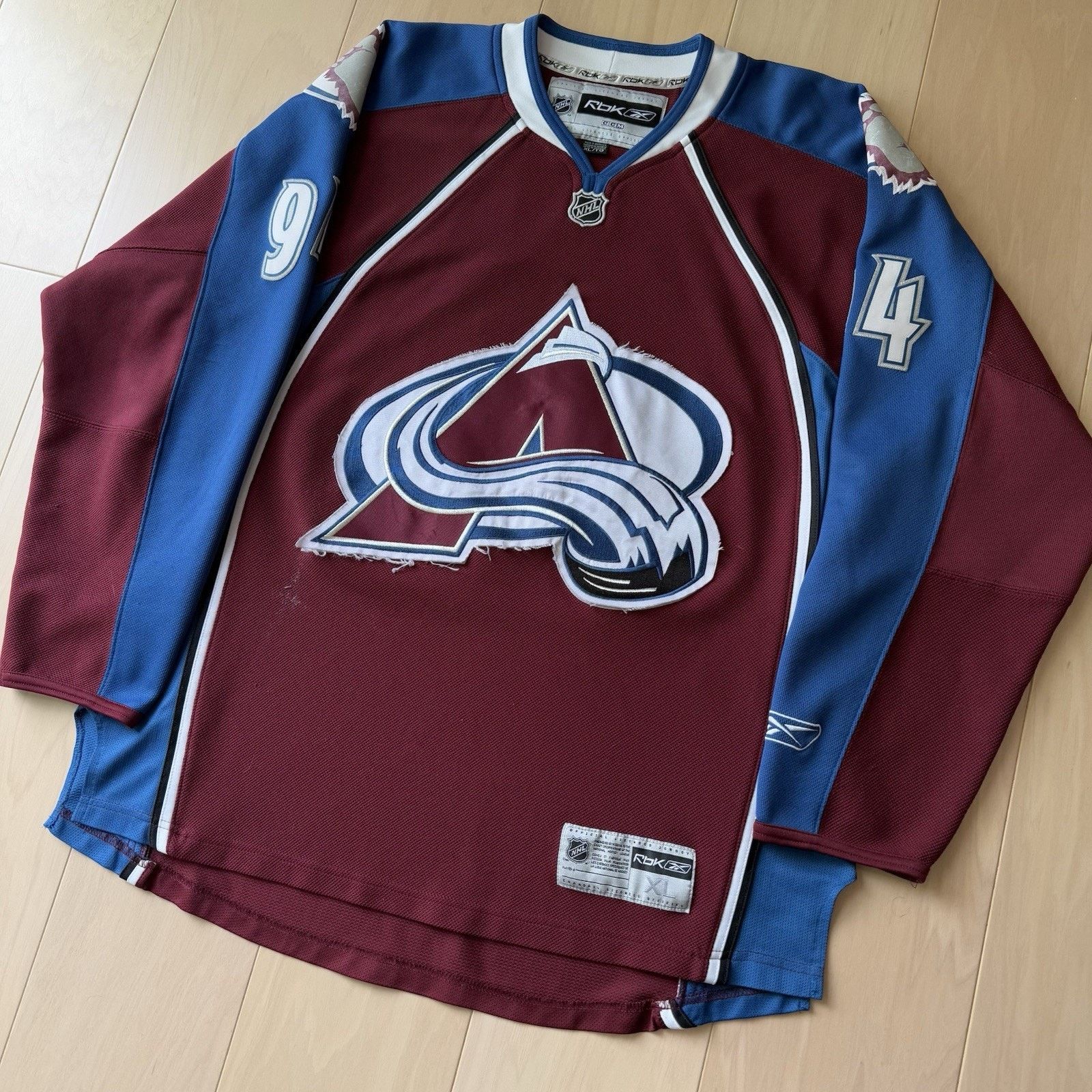 NHL × Reebok Ryan Smyth Colorado Avalanche Jersey XL Maroon NHL Size US XL / EU 56 / 4 - 9 Thumbnail