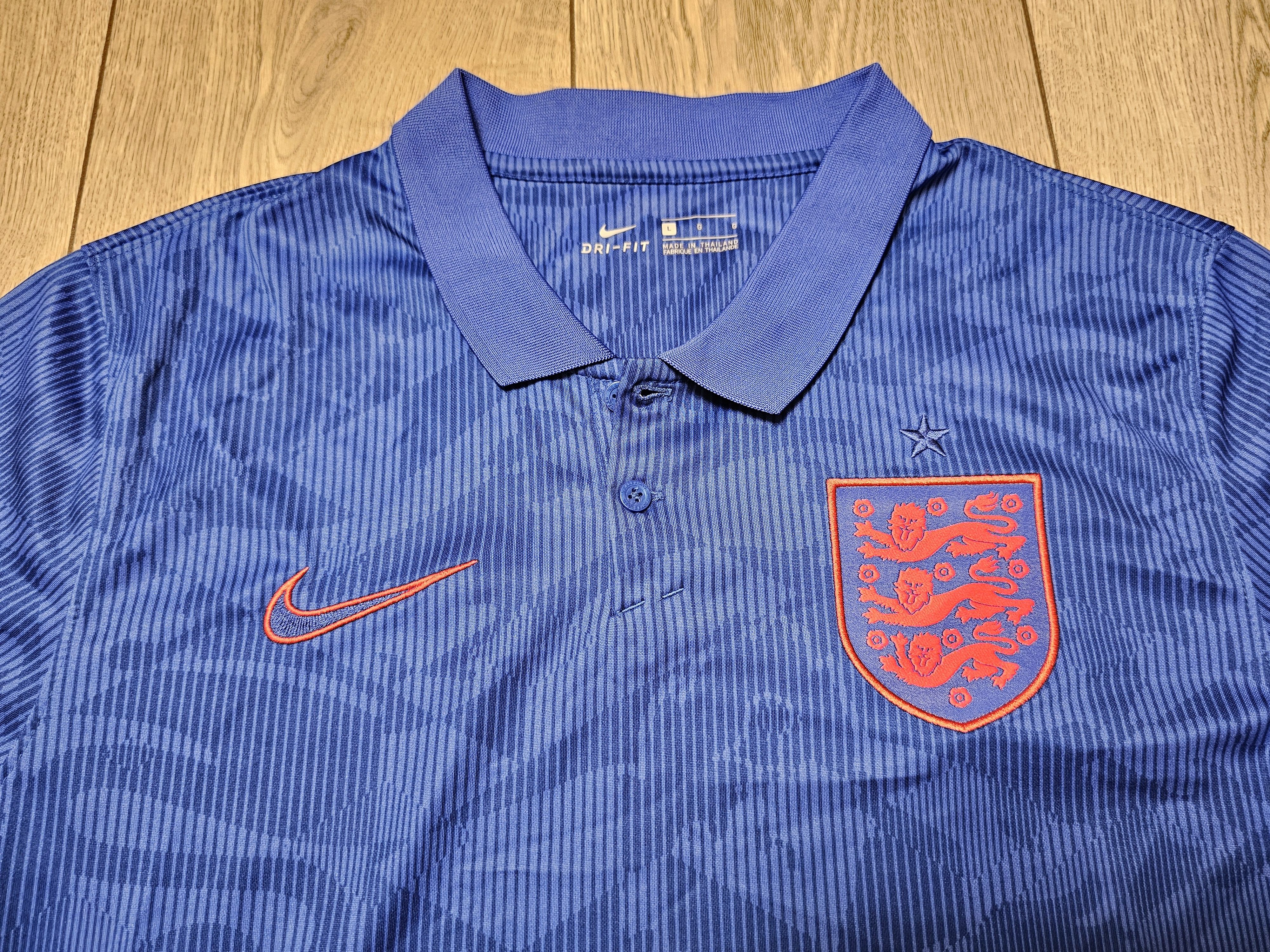 All Sport × Nike ENGLAND 2020 2022 AWAY FOOTBALL SHIRT SOCCER JERSEY Size US L / EU 52-54 / 3 - 3 Thumbnail