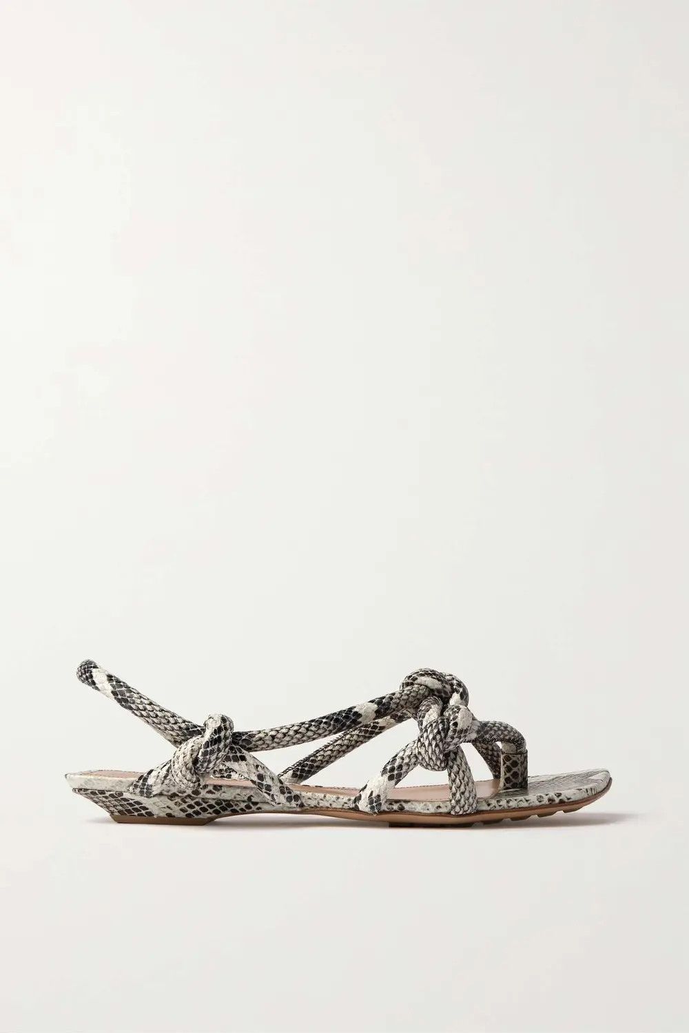 Bottega Veneta o1n1vont1125 Jimbo Flat Slingback Sandals in Multicolor Size US 11 / IT 41 - 1 Thumbnail