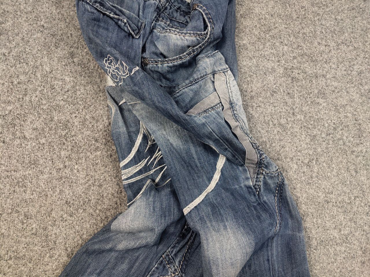If Six Was Nine Vintage if six was nine style Opium Kosmo Japan baggy Jeans Size US 34 / EU 50 - 5 Thumbnail