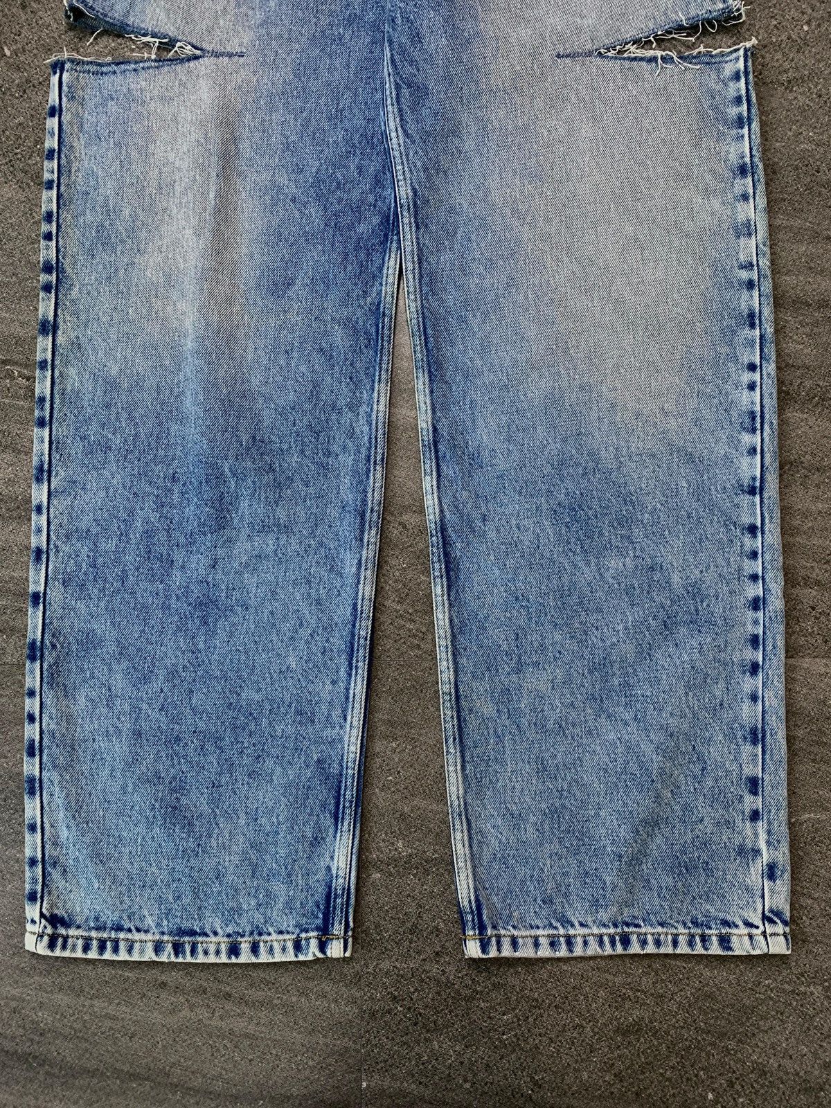 Maison Margiela FREE TAX! Line 1 Slash Cut Baggy Denim Jeans Size US 29 - 4 Thumbnail