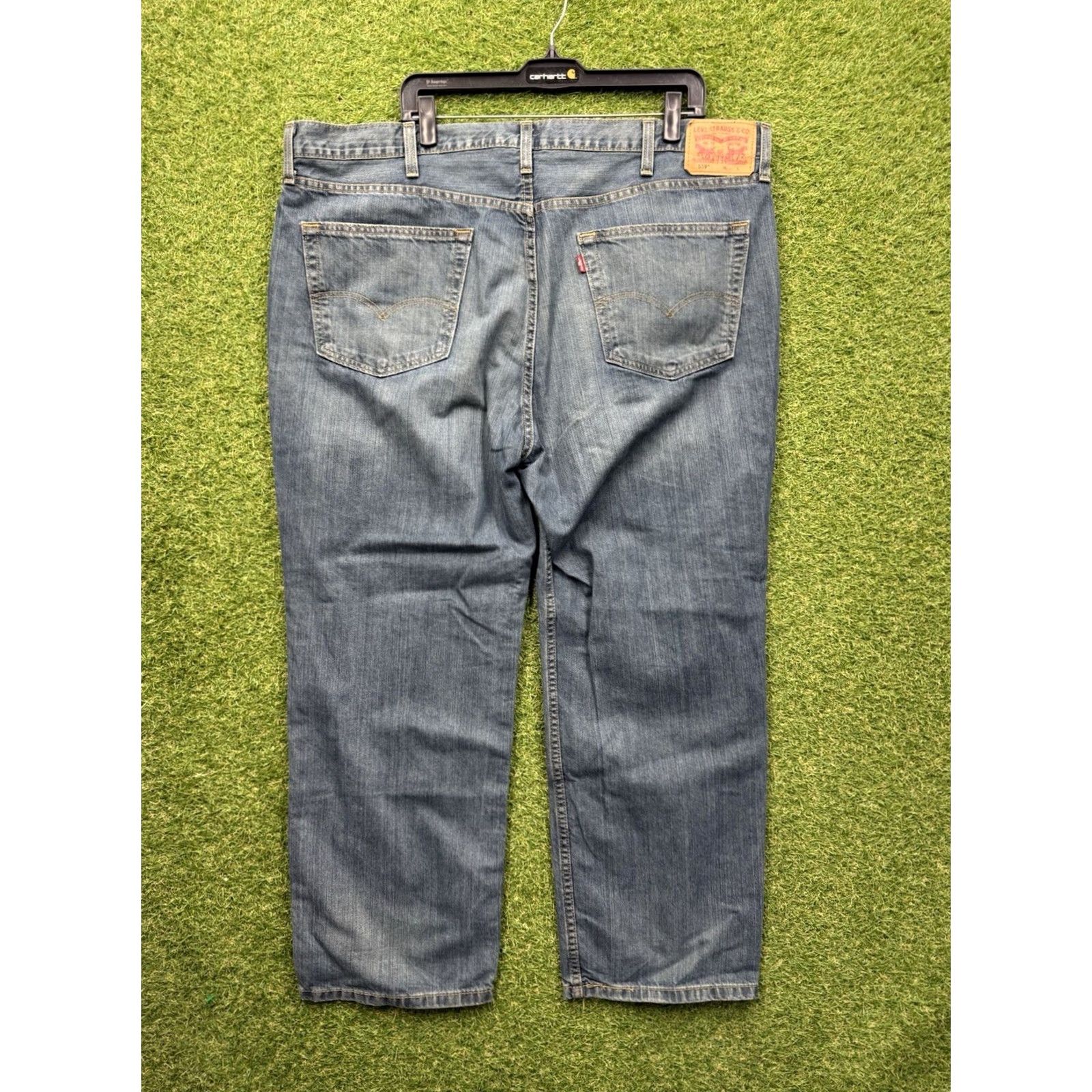 Levi's Levi's 559 Jeans Mens 44x29 Blue Relaxed Straight Baggy Grunge Denim Jeans Mens 44 Blue Levi's 559 Grunge Straight 5-Pocket Denim Baggy) Size US 44 / EU 60 - 2 Thumbnail