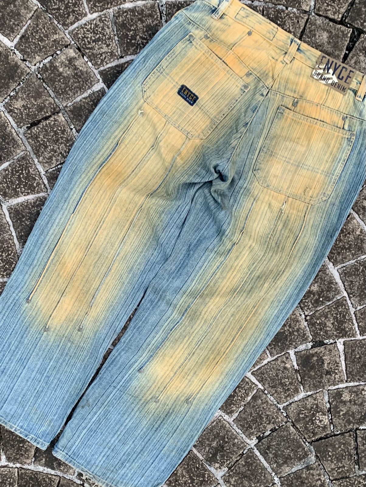Japanese Brand × Vintage RARE* Vintage Enyce Grand Denim Jeans Size US 36 / EU 52 - 4 Thumbnail