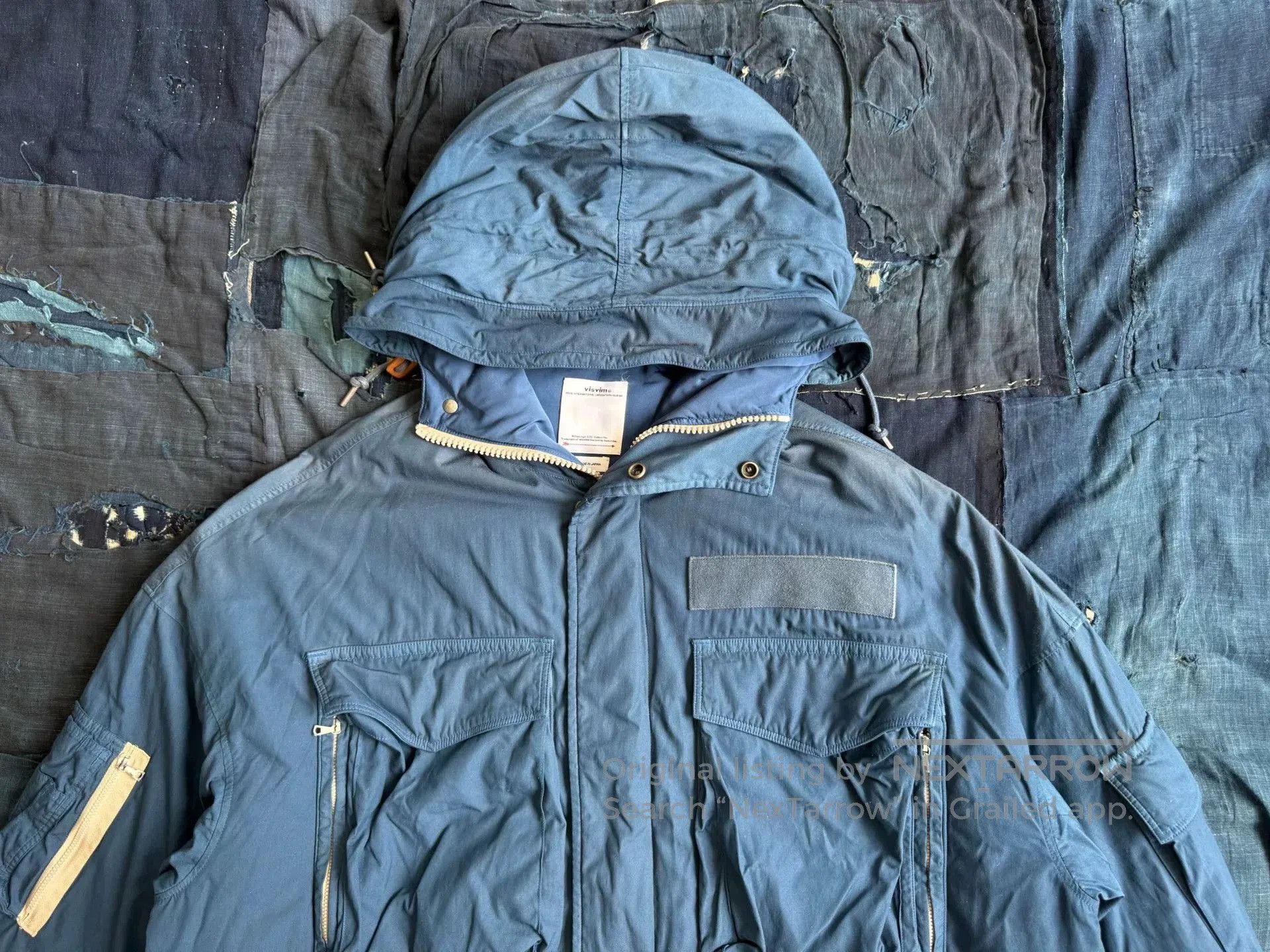 Visvim visvim krupa field down jacket in blue. Size US L / EU 52-54 / 3 - 4 Thumbnail