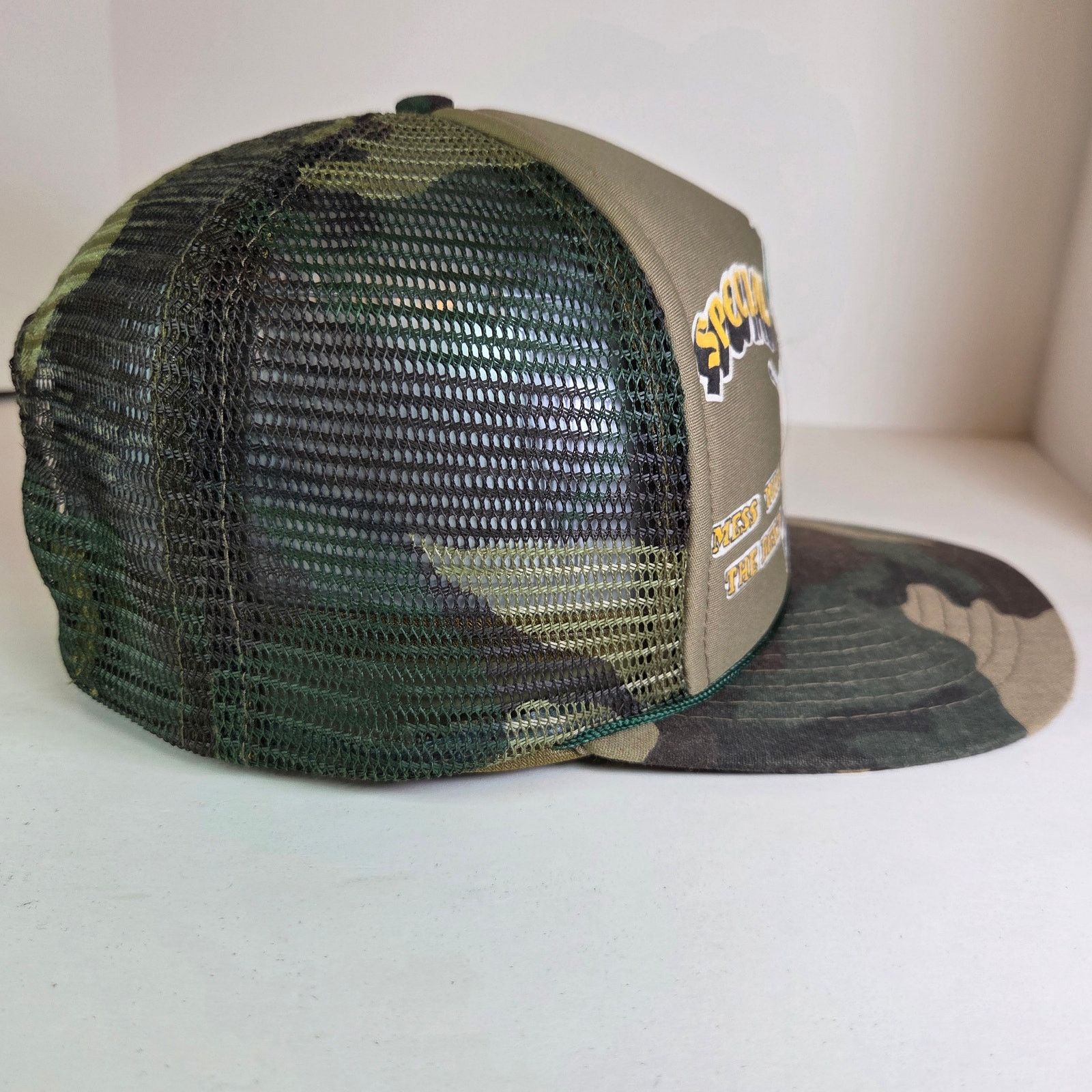 Other 80s Special Forces Skull Trucker Hat Size ONE SIZE - 4 Thumbnail