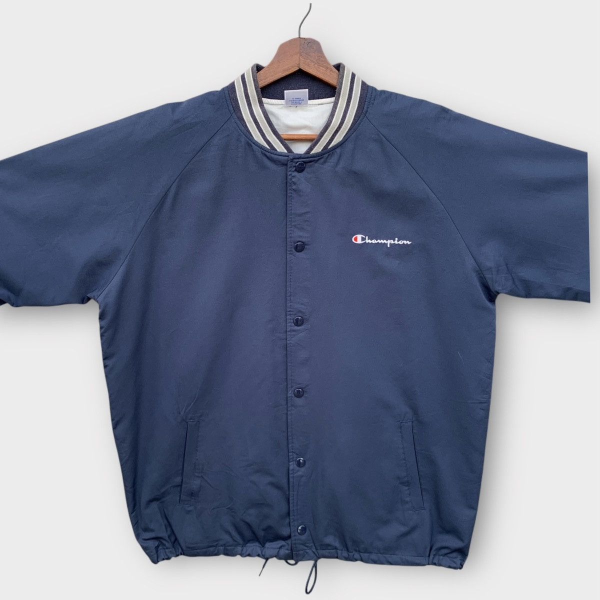 Champion Champion Windbreaker Snap Button Bomber Jacket Size US L / EU 52-54 / 3 - 5 Thumbnail