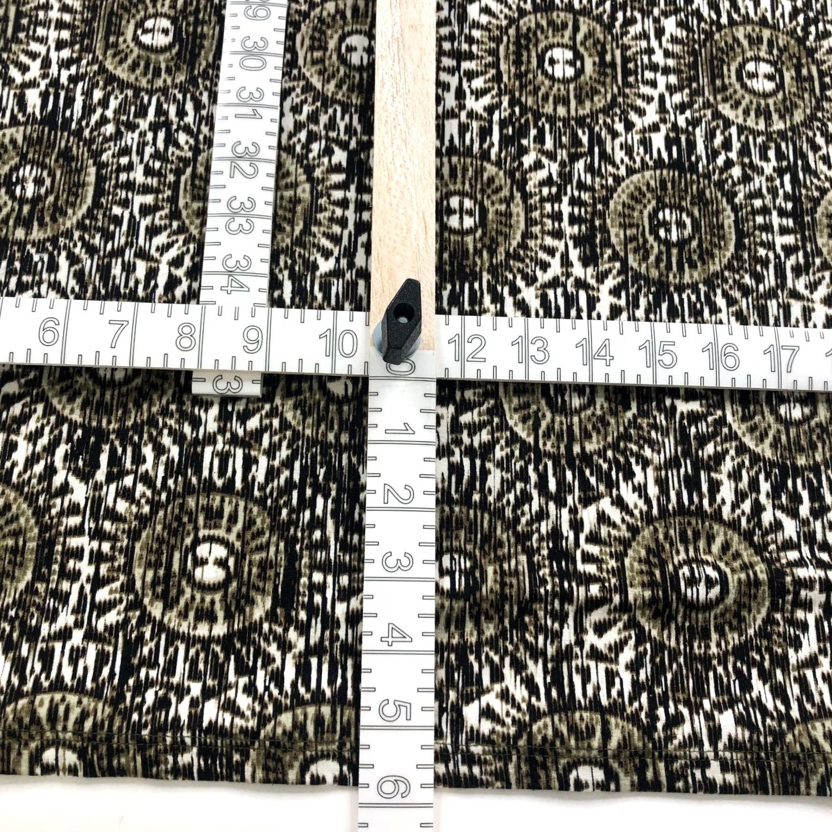 J. Jill J. Jill Dress Tunic Shift Knee Length Rayon Green Medallion All Over Print Women M Medium Size M / US 6-8 / IT 42-44 - 4 Thumbnail