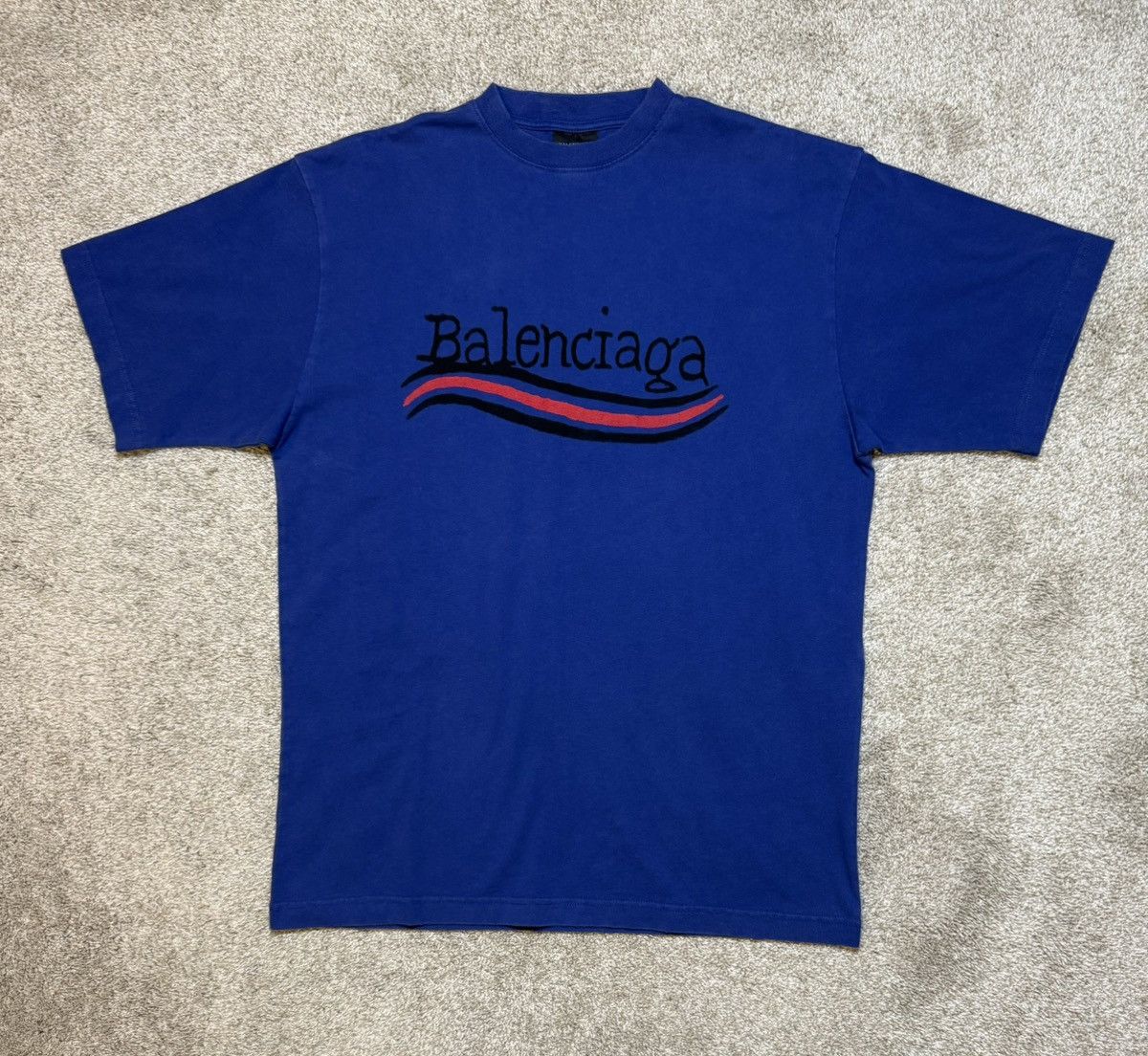 Balenciaga Political Campaign Logo T-Shirt