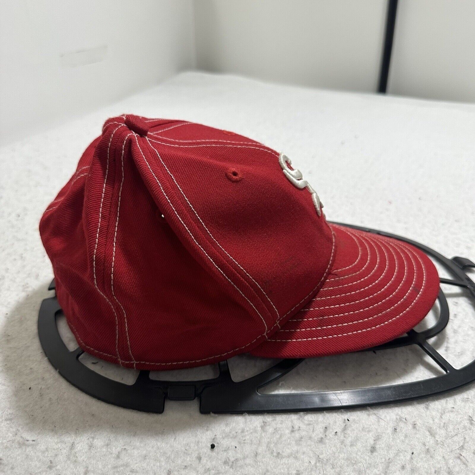 New Era MLB Chicago White Sox 7 1/4 Inch Fitted Baseball Cap Red Hat Size ONE SIZE - 6 Thumbnail