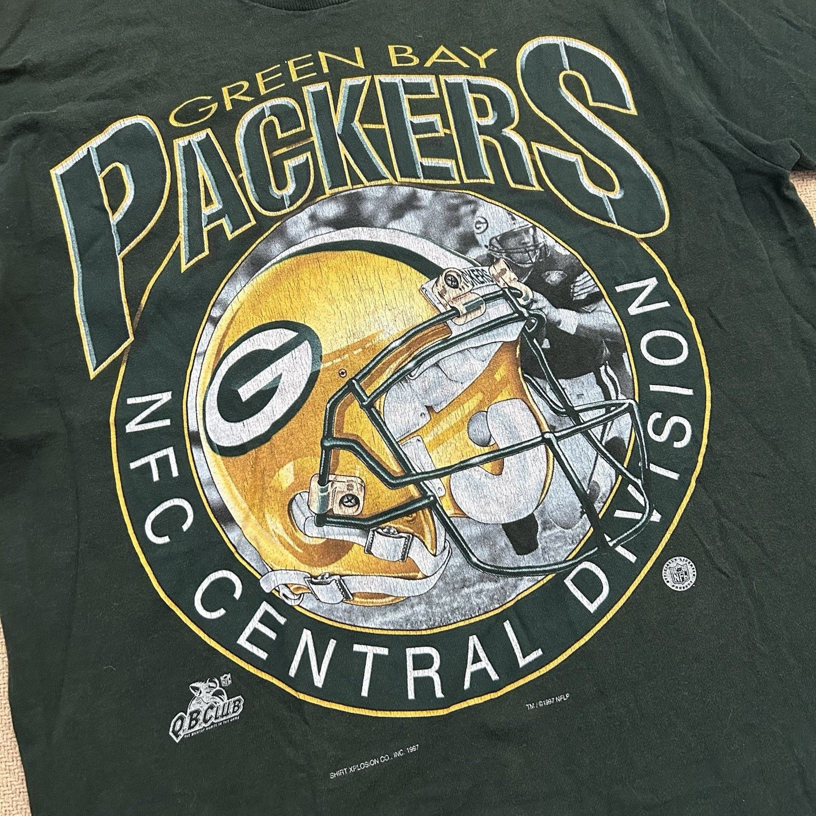 Vintage Vintage 1997 Green Bay Packers NFL Football 90s Tee Shirt Size US L / EU 52-54 / 3 - 2 Thumbnail