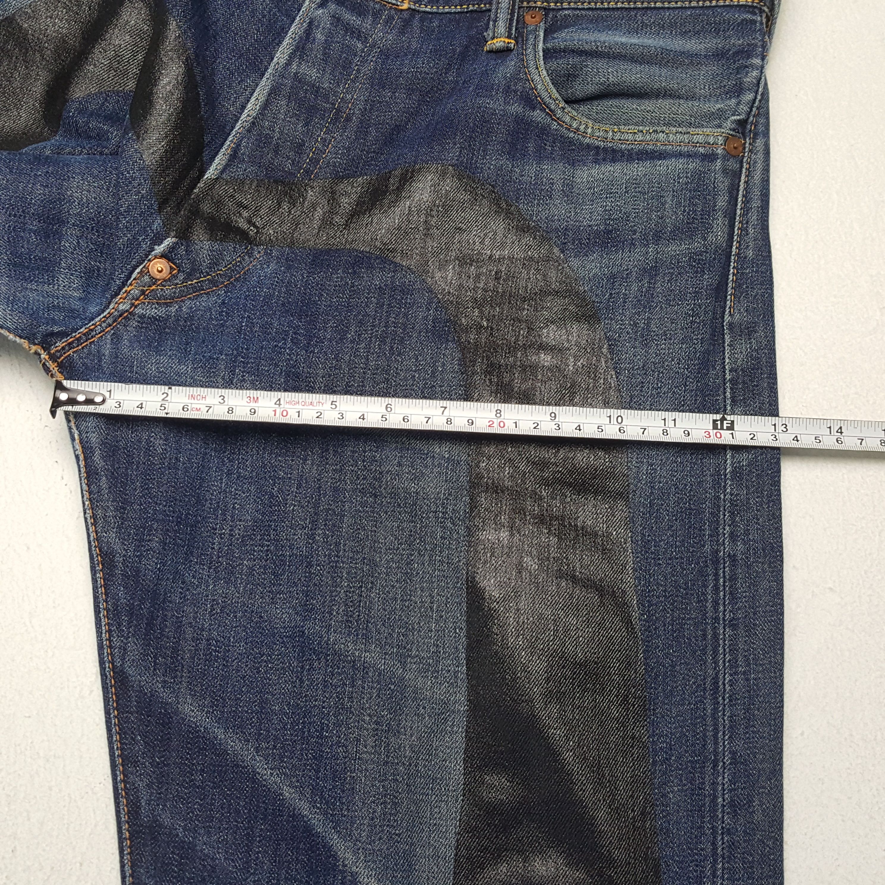 Evisu × Japanese Brand × Vintage Vintage EVISU Japanese Brand Daicock Custom Style Jeans Size US 36 / EU 52 - 9 Thumbnail