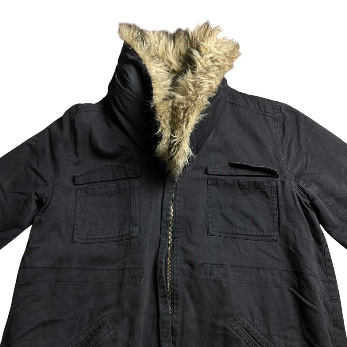 If Six Was Nine 🇯🇵 ARTEMIS MARY MOTHER OF JESUS PRAY LINED BOA FUR JACKET Size US M / EU 48-50 / 2 - 7 Thumbnail