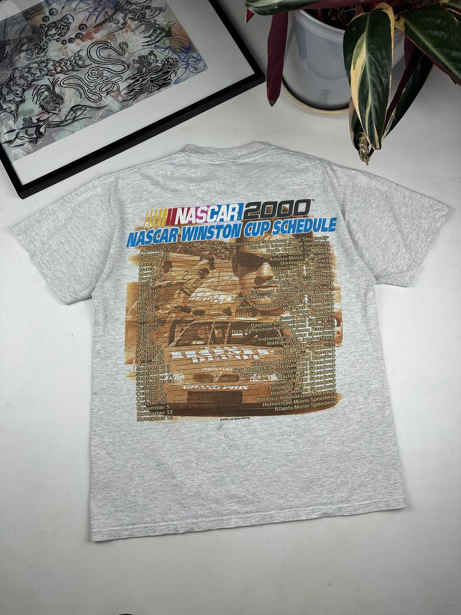 Chase Authentics Vintage Chase Authentic Tony Stewart Bighead Tshirt Size US M / EU 48-50 / 2 - 2 Thumbnail