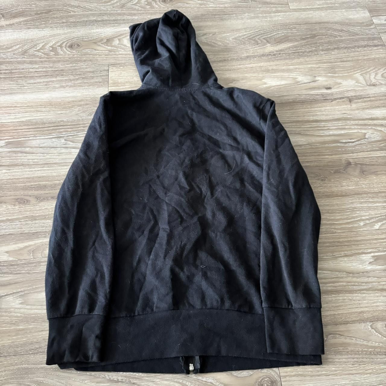 Japanese Brand Crazy Vintage Y2K/2000s Cute Grunge Cyber Goth Black Zip Up Hoodie! Size XL Size XL / US 12-14 / IT 48-50 - 4 Thumbnail