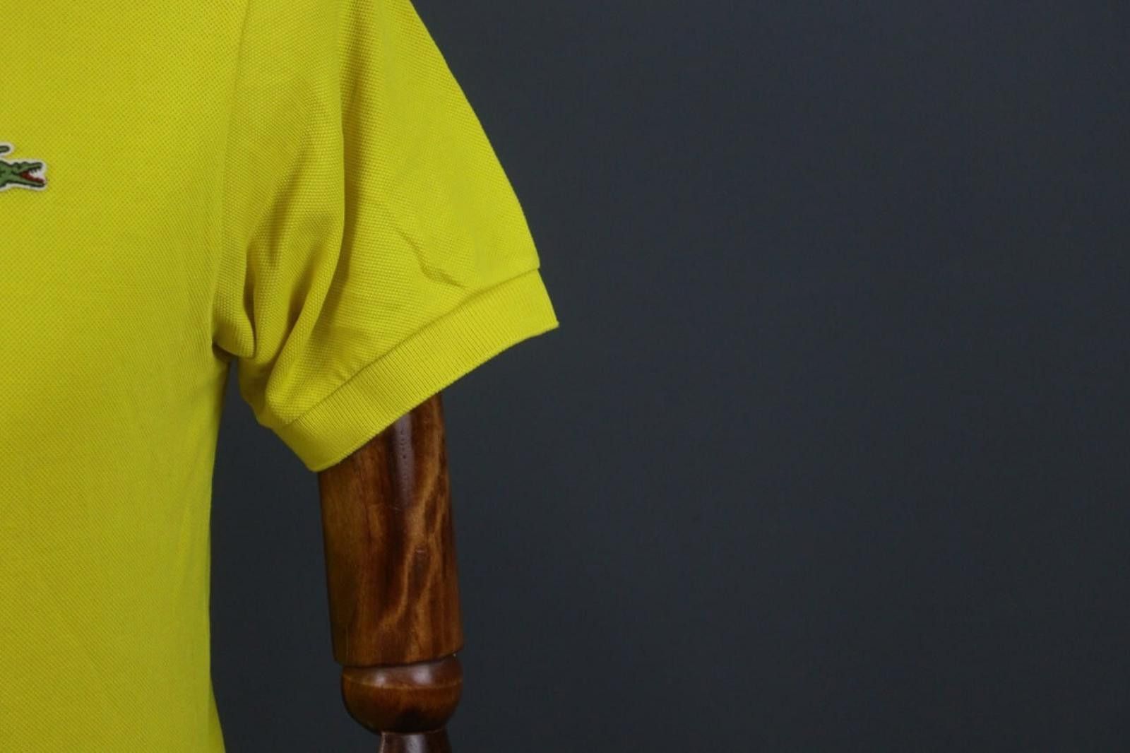 Lacoste Lacoste Yellow Cotton Collared Popover Polo Shirt Size 4 Size US M / EU 48-50 / 2 - 4 Thumbnail