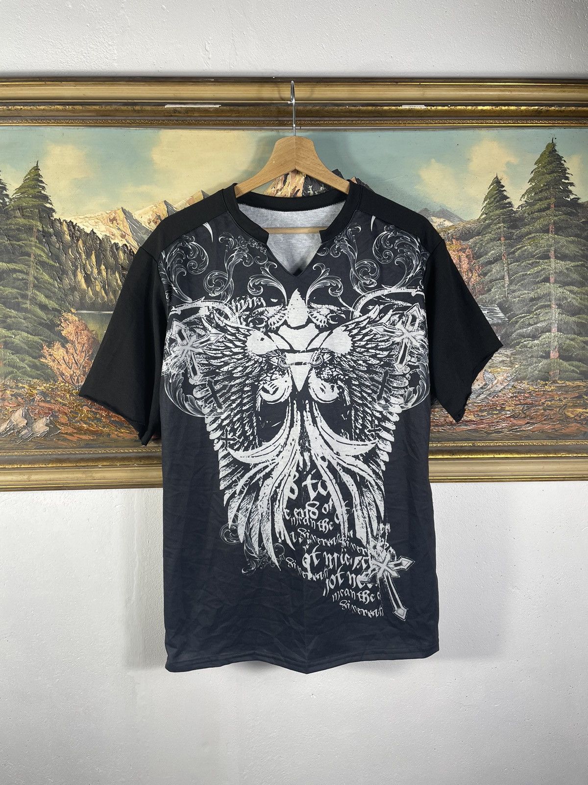 affliction リバーシブルロンT y2k sk8 archive Affliction graphic