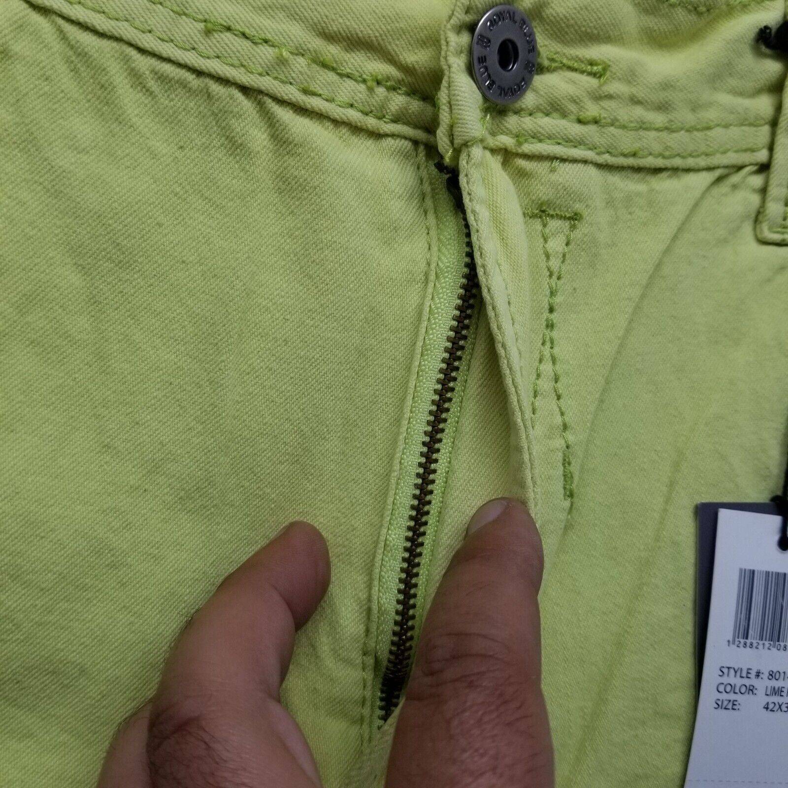 Other Royal Blue Shorts Mens 42 Chino Pockets Casual Cotton Size US 42 / EU 58 - 8 Thumbnail