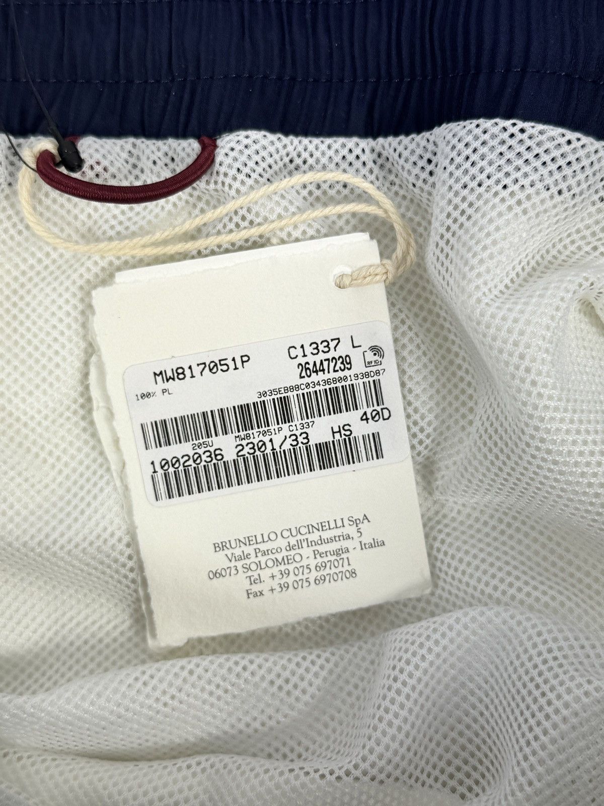 Brunello Cucinelli LOGO PRINT SWIM SHORTS Size US 34 / EU 50 - 7 Thumbnail