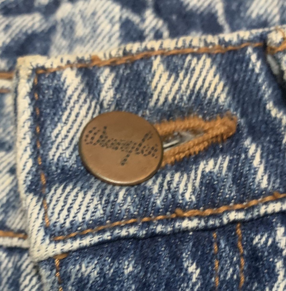 Vintage Vintage 90s Wrangler Blue Bell’s Acid Wash Jeans Size US 27 - 7 Thumbnail