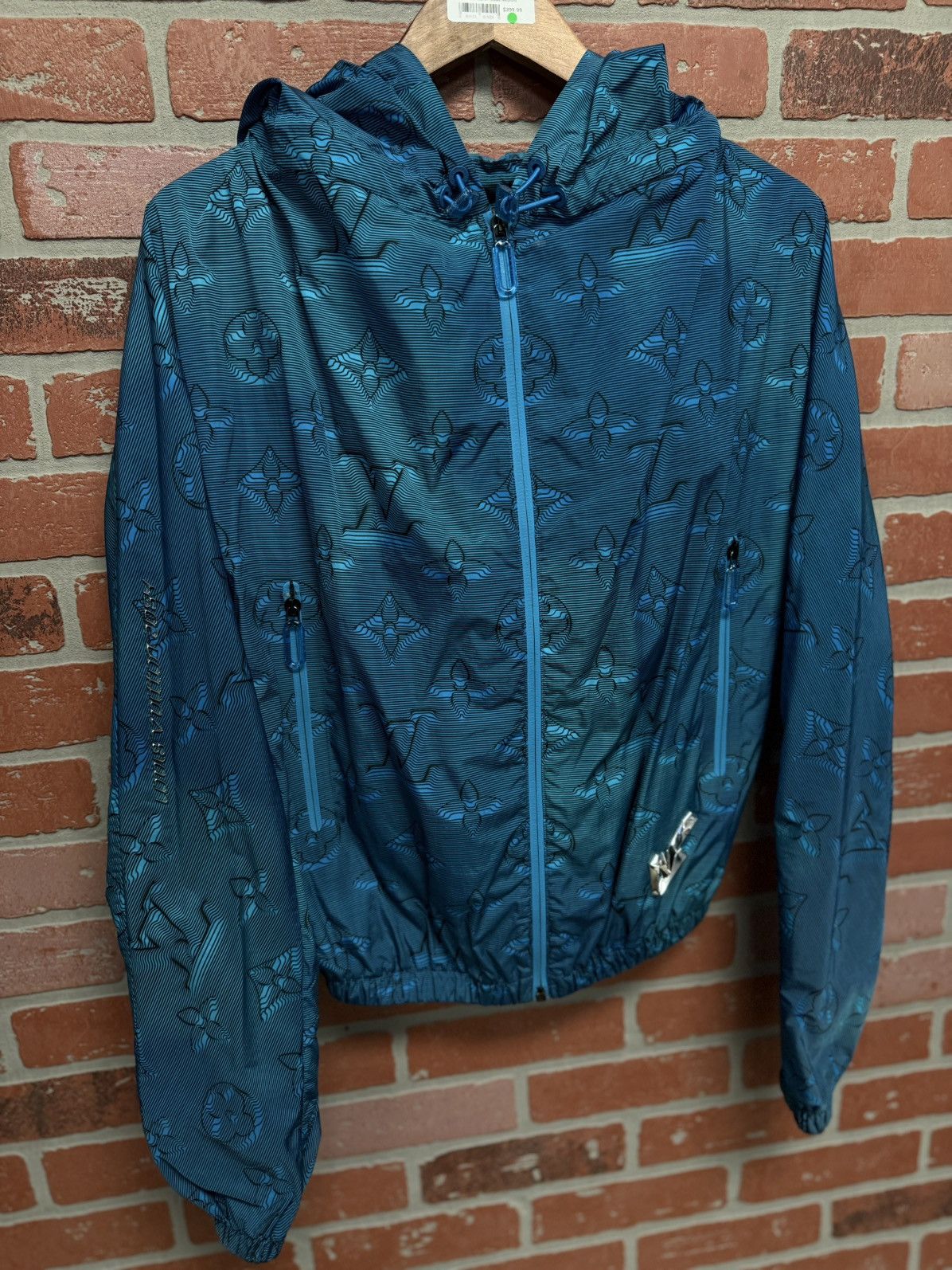 Louis Vuitton Louis Vuitton Virgil Abloh Blue Zip Up Windbreaker RARE 46 Size US S / EU 44-46 / 1 - 3 Thumbnail