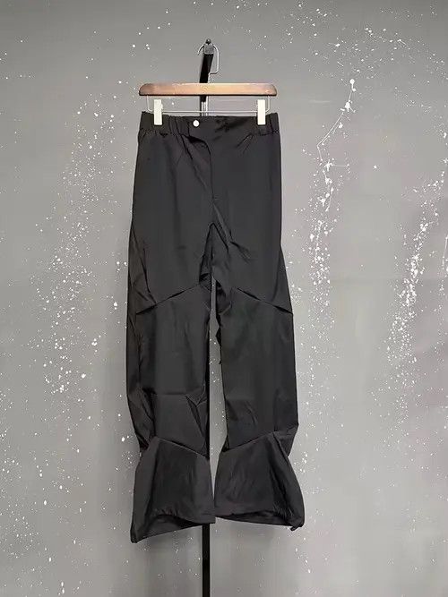 Japanese Brand Norika x Yuko Casual Trousers Sports Drawstring Pleated Pant Size US 32 / EU 48 - 2 Thumbnail