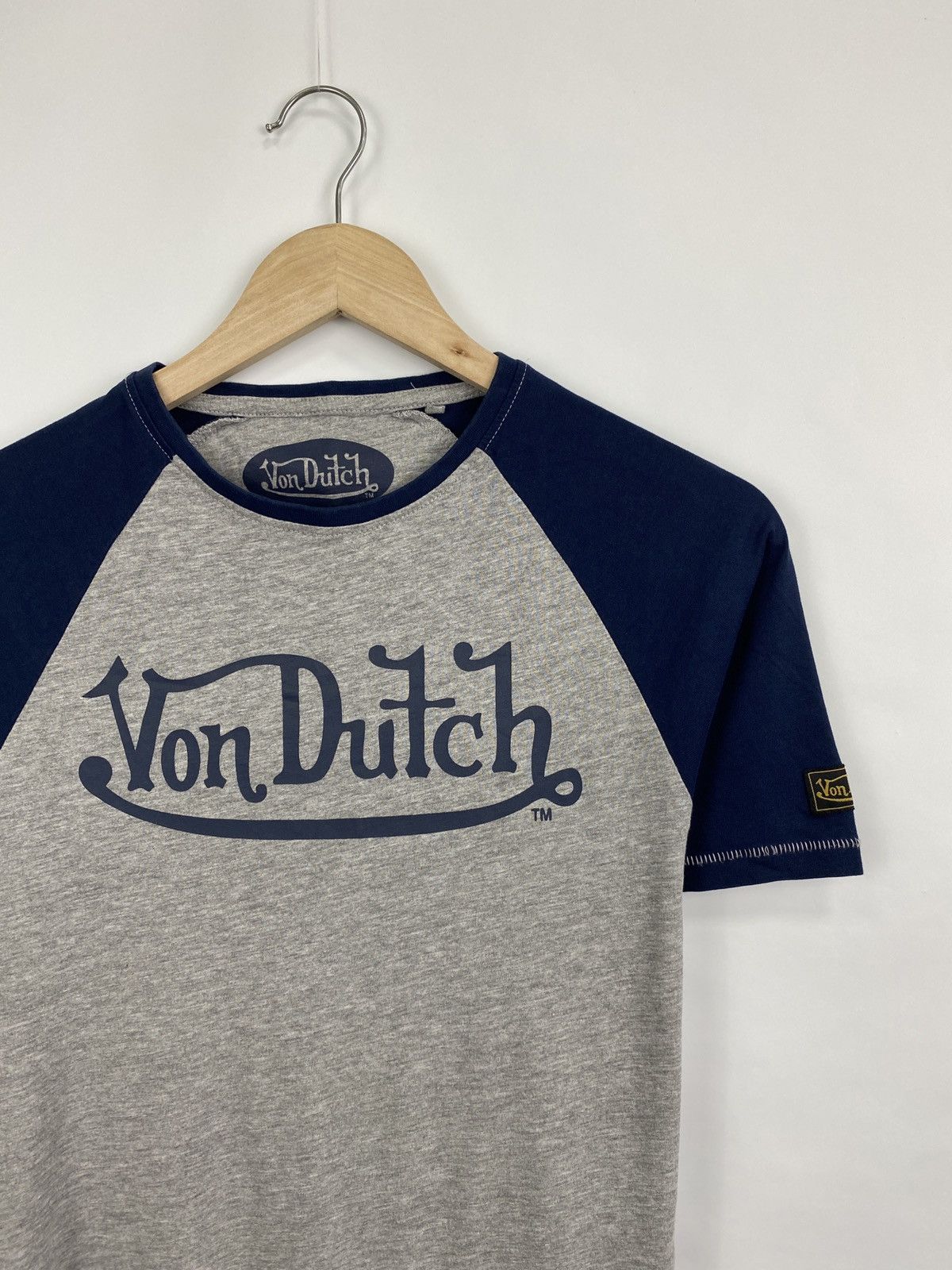 Vintage × Von Dutch 🇺🇸 Vintage Y2K Von Dutch Big Logo T-Shirt Rare Retro Hype Size US S / EU 44-46 / 1 - 2 Thumbnail
