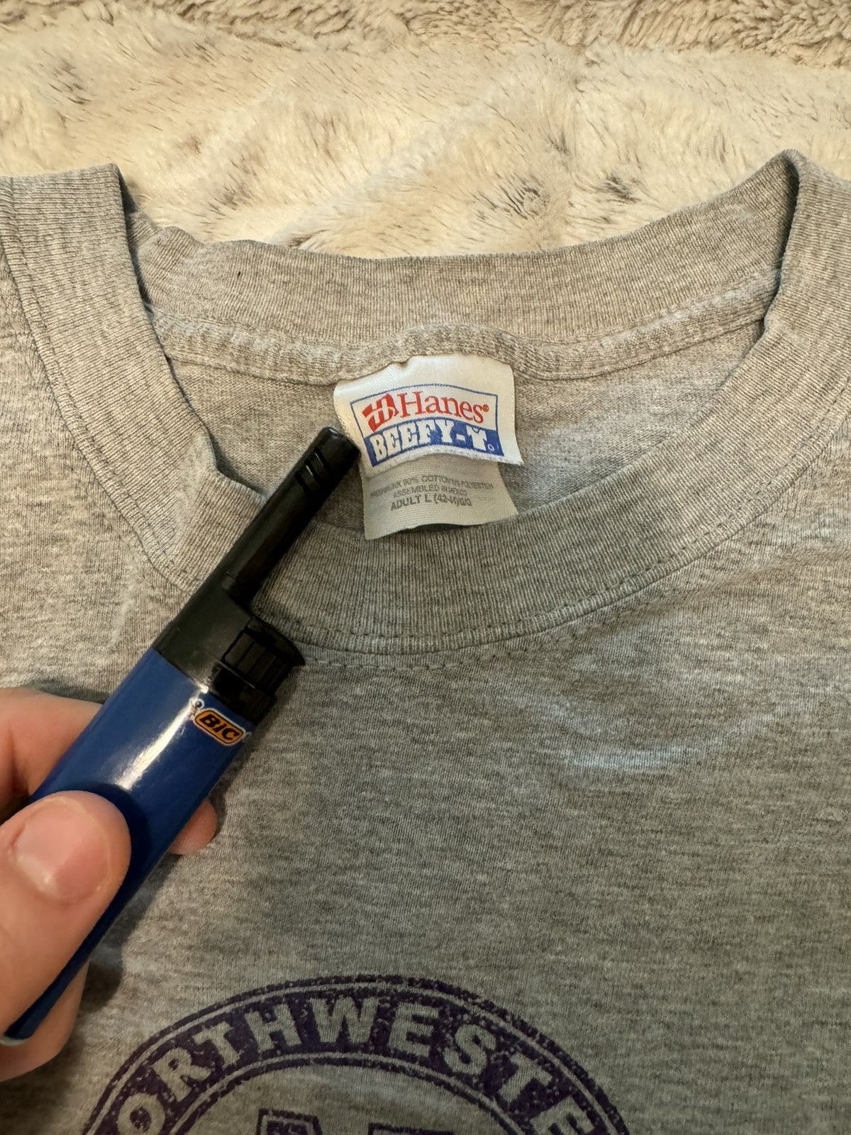 Vintage 2000s Northwestern Tee Size US L / EU 52-54 / 3 - 2 Thumbnail