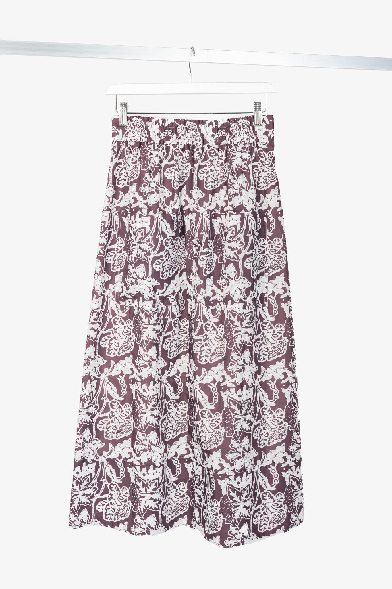 Tibi Tibi Cinnamon Multi Recycled Nylon Batik Full Skirt Size 26" / US 2 / IT 38 - 2 Thumbnail