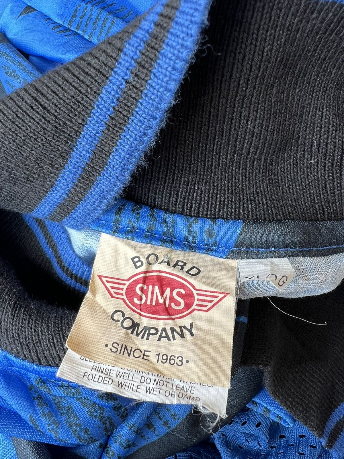 Vintage RARE! 90s SIMS Board Company Jersey Shirt Size US XL / EU 56 / 4 - 24 Thumbnail