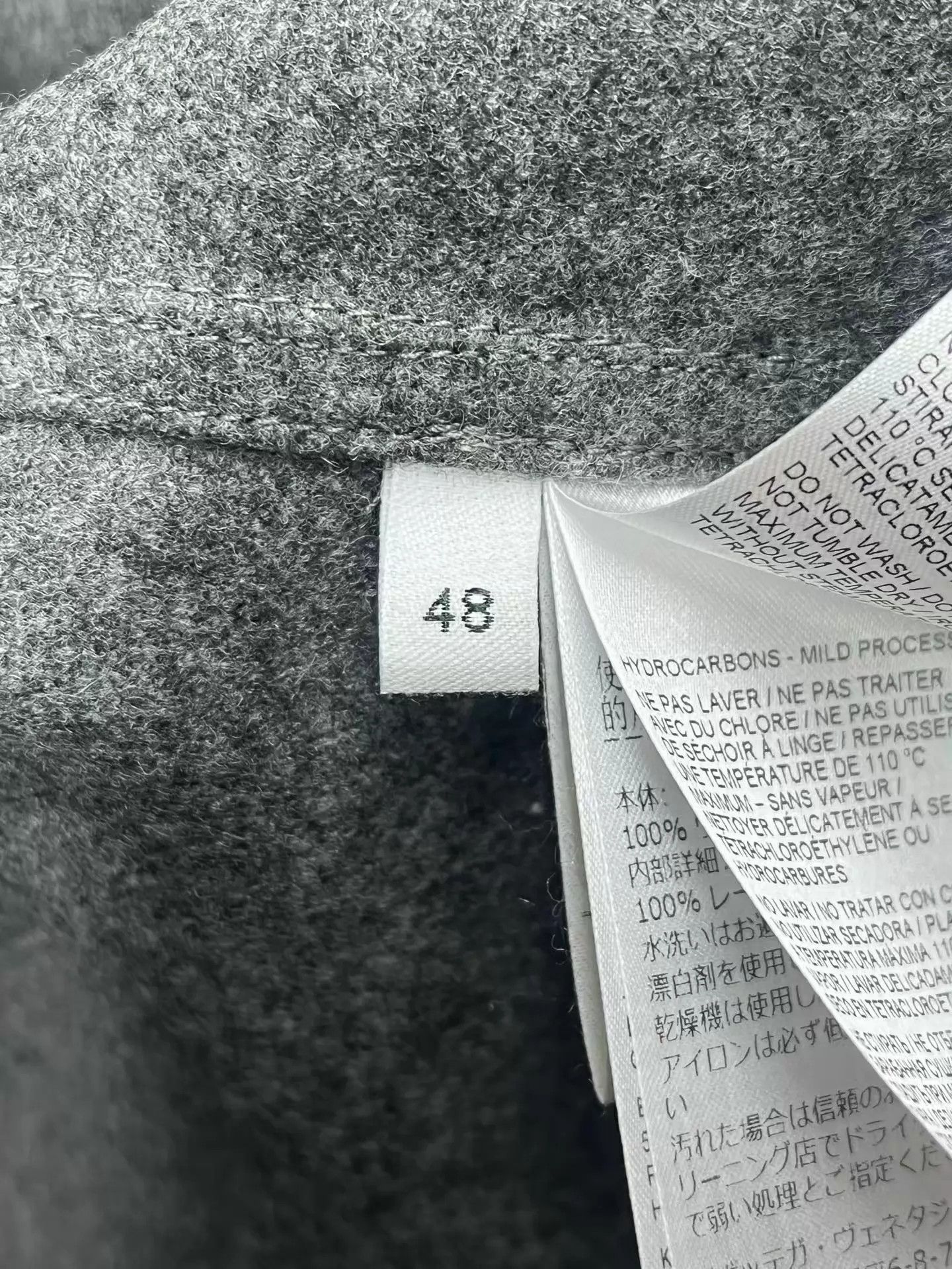 Bottega Veneta BV Triangle Logo Wool Shacket Unworn 48 Size US M / EU 48-50 / 2 - 4 Thumbnail