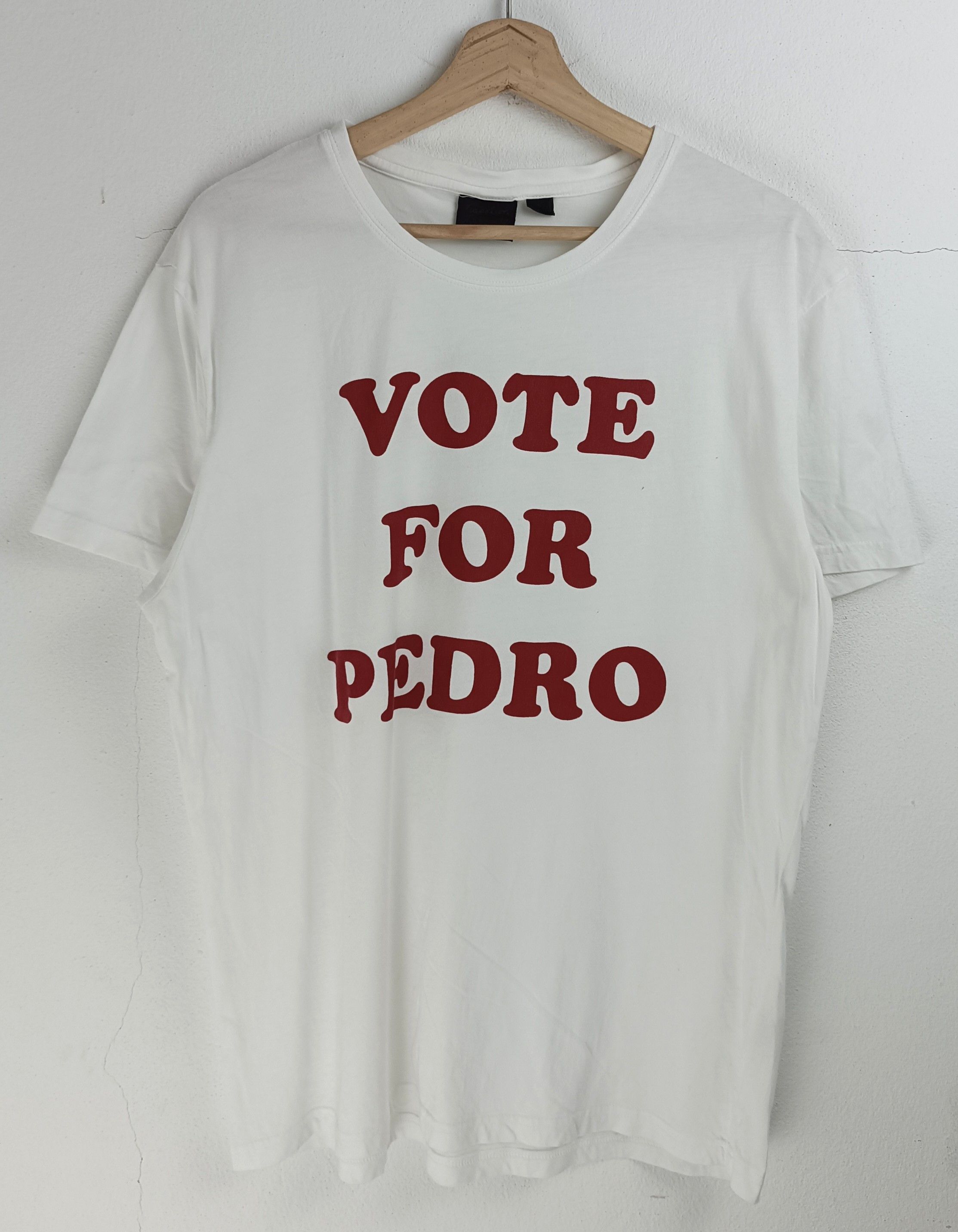 Vintage VINTAGE VOTE FOR PEDRO FROM NAPOLEON DYNAMITE FILM VERY RARE Size US L / EU 52-54 / 3 - 3 Thumbnail