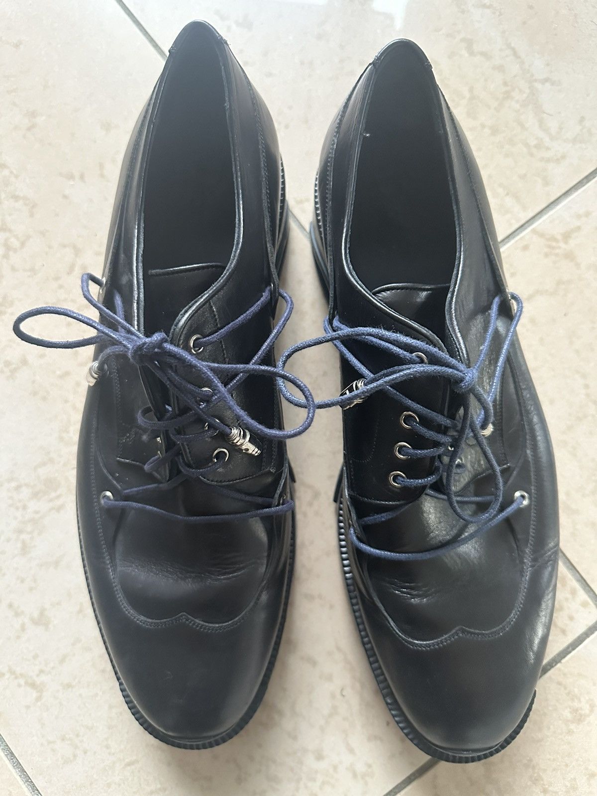 Dior Dior Homme Leather Derby Shoes Size US 12 / EU 45 - 5 Thumbnail