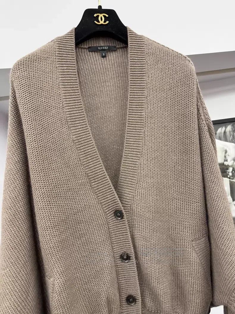Gucci Gucci Bat shirt knitted cardigan coat Size S / US 4 / IT 40 - 2 Thumbnail
