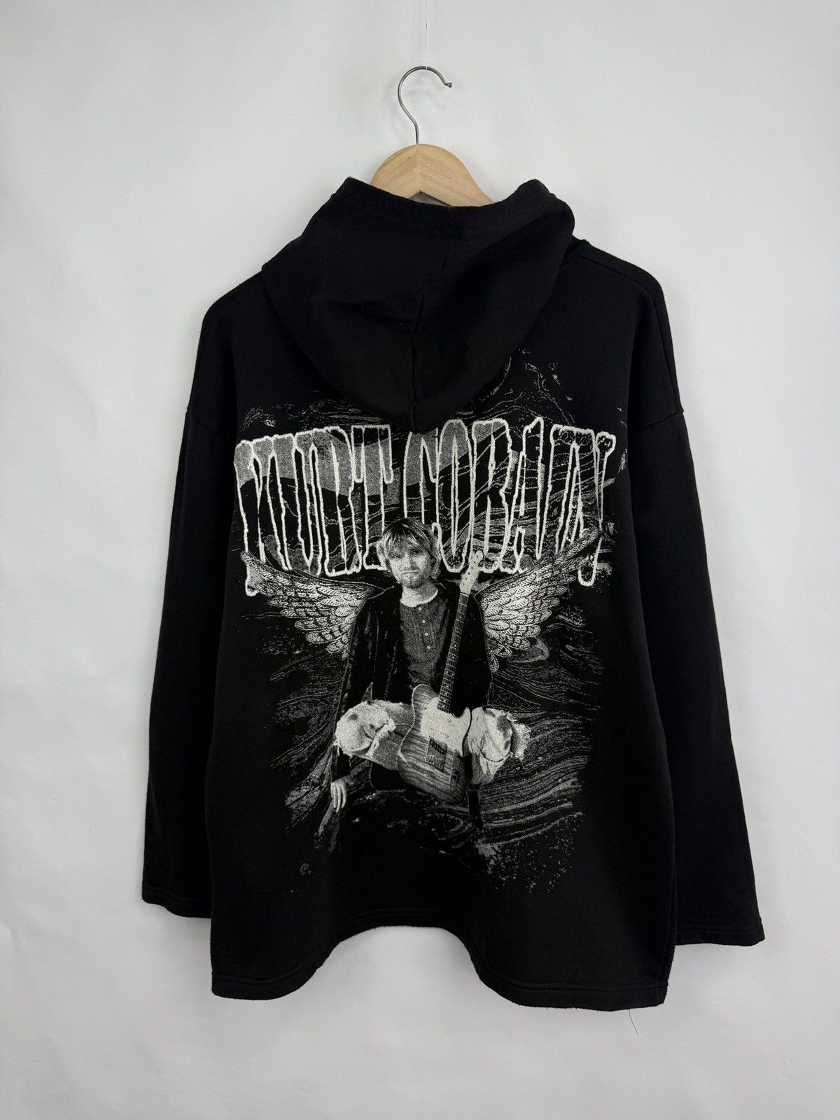 Nirvana 🇺🇸 Vintage 90s Kurt Cobain Nirvana Hoodie Rare Retro Size US L / EU 52-54 / 3 - 8 Thumbnail