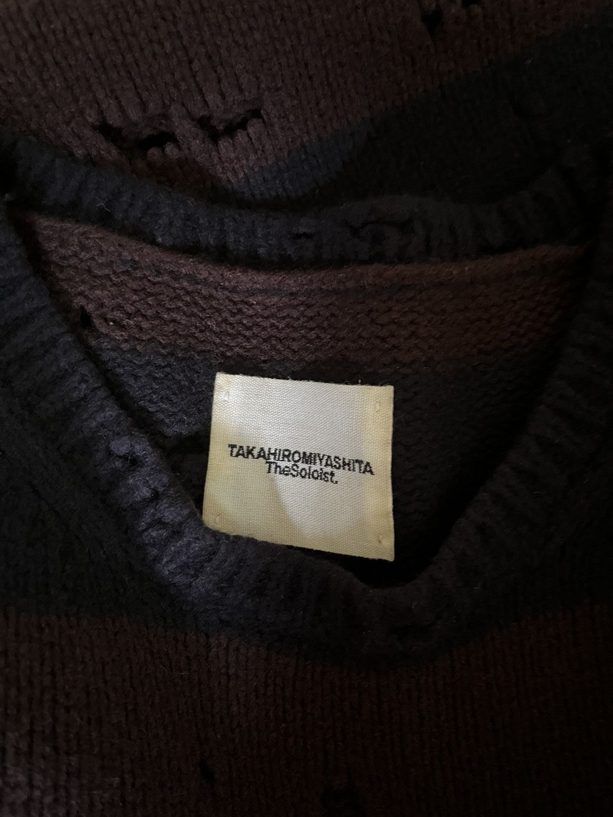 Takahiromiyashita The Soloist. Soloist 16aw grunge knit Size US M / EU 48-50 / 2 - 5 Thumbnail
