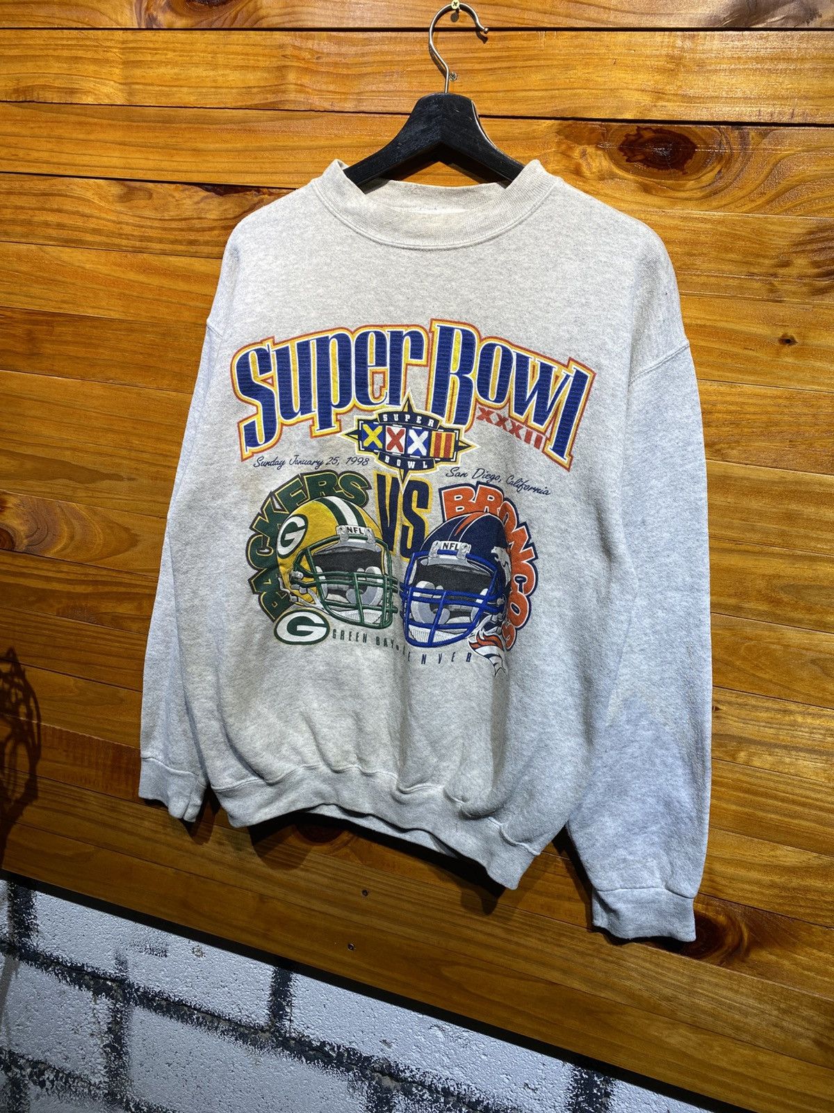 NFL Vintage Super Bowl XXXII Green Bay Packers vs Denver Broncos Size US M / EU 48-50 / 2 - 4 Thumbnail