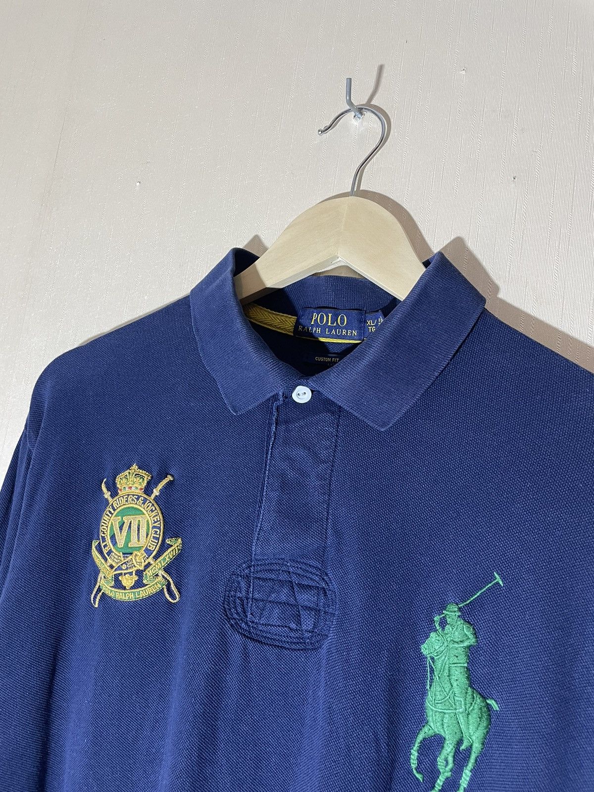 Polo Ralph Lauren × Rugby Ralph Lauren × Vintage Polo Ralph Lauren vintage rugby jersey Size US XL / EU 56 / 4 - 4 Thumbnail