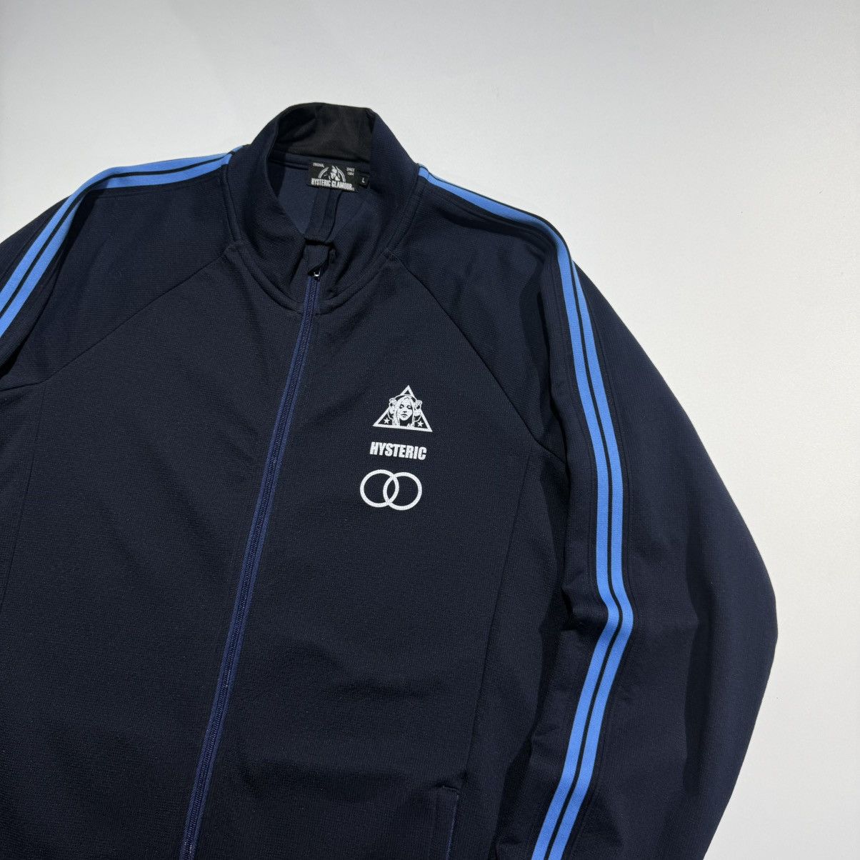 Hysteric Glamour Rare Hysteric Glamour Navy Track Jacket Size US L / EU 52-54 / 3 - 2 Thumbnail