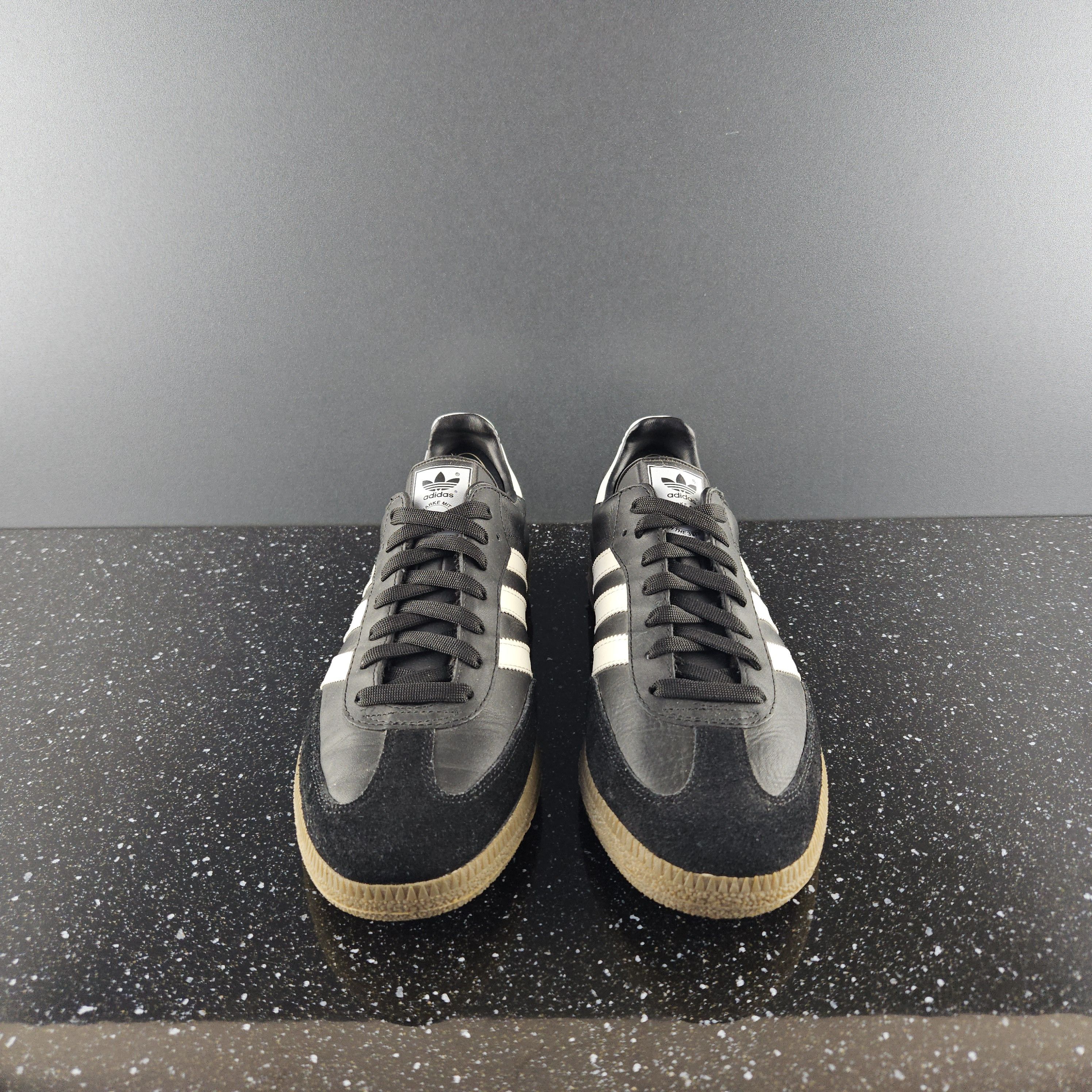 Adidas Vintage Adidas Samba black leather trainers Size US 9 / EU 42 - 3 Thumbnail