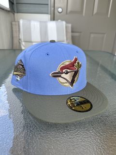 New Era 7 5/8 Tony Kukoc Toronto Blue Jay's fitted (Burdeens)