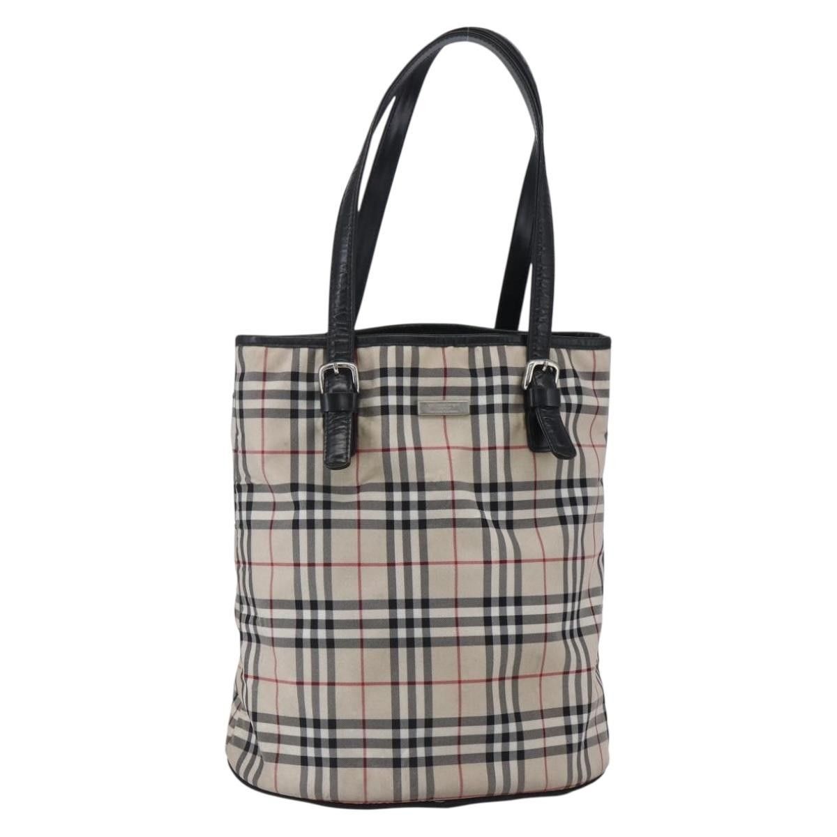 Burberry Burberry Nova Check Tote Nylon Size ONE SIZE - 1 Thumbnail