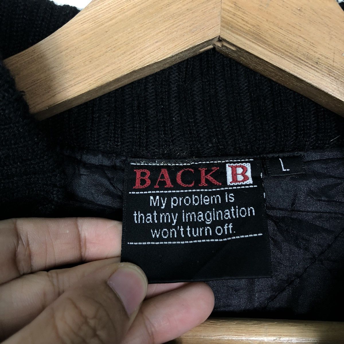 Japanese Brand 🔥BACK Big Logo Spell Out Bomber Jacket Streetwear Biker Size US M / EU 48-50 / 2 - 12 Thumbnail