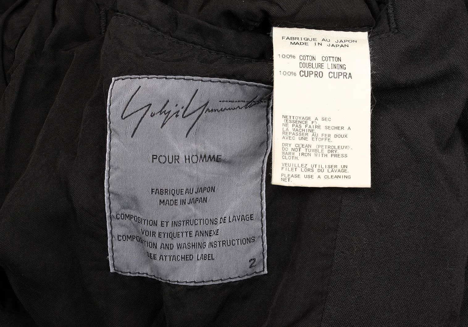 Yohji Yamamoto Yohji Yamamoto Zip Pocket Jacket Black 2 Size US M / EU 48-50 / 2 - 19 Thumbnail