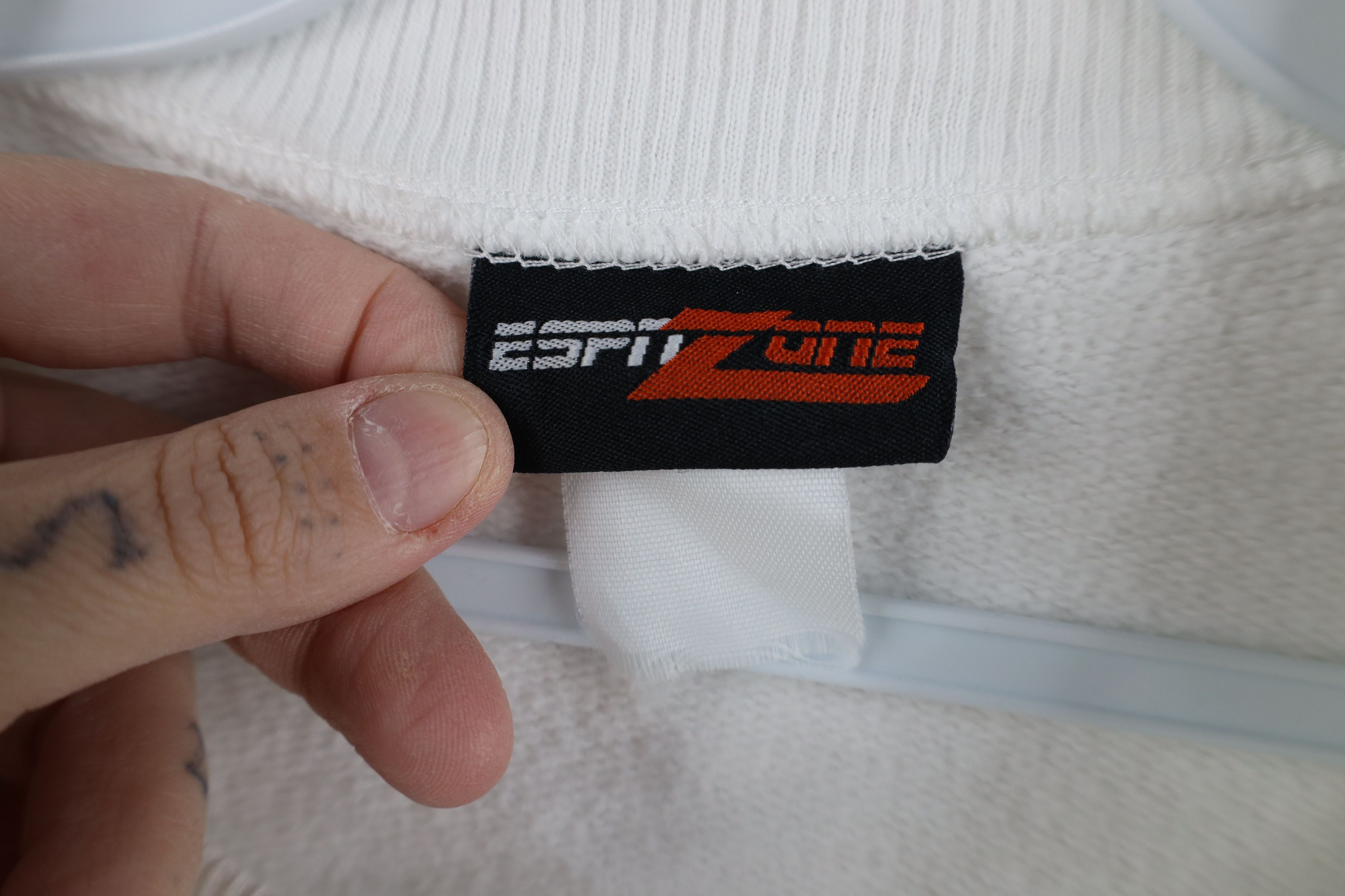 Vintage Vintage 90s Y2K ESPN Zone DC Fire Flames Boxy Fit Sweatshirt Size XXL / US 16-18 / IT 52-54 - 9 Thumbnail