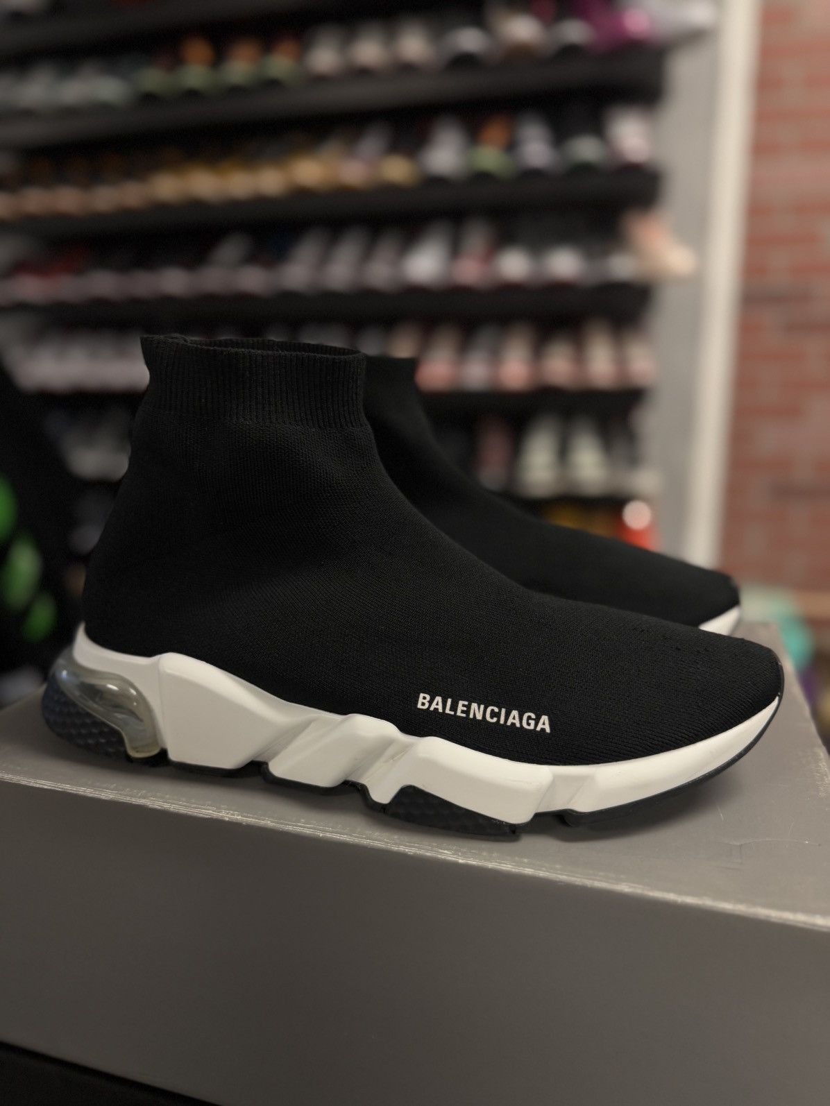 Balenciaga Balenciaga High Top Mesh Speed Sock Runner 45EU/12US Size US 12 / EU 45 - 2 Thumbnail