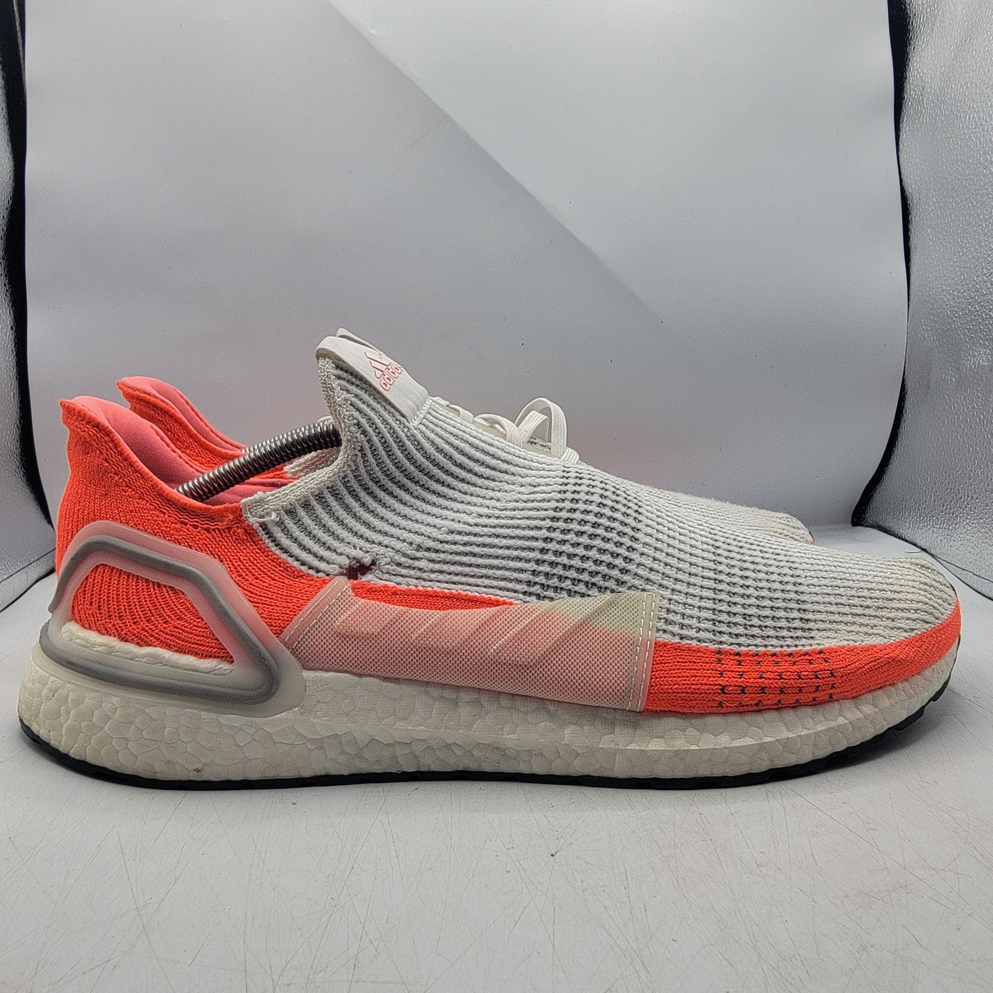 Adidas Adidas Ultraboost 19 Mens 14 White Orange Sneaker Shoes Athl Size US 14 / EU 47 - 13 Thumbnail