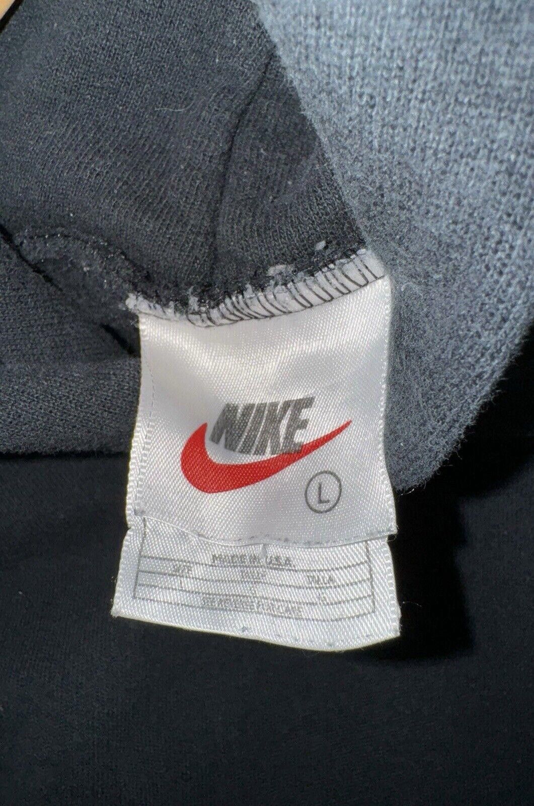 Nike Vintage Nike 90s Black Embroidered Swoosh Hoodie Kids Sz L Size US XXS / EU 40 - 5 Thumbnail